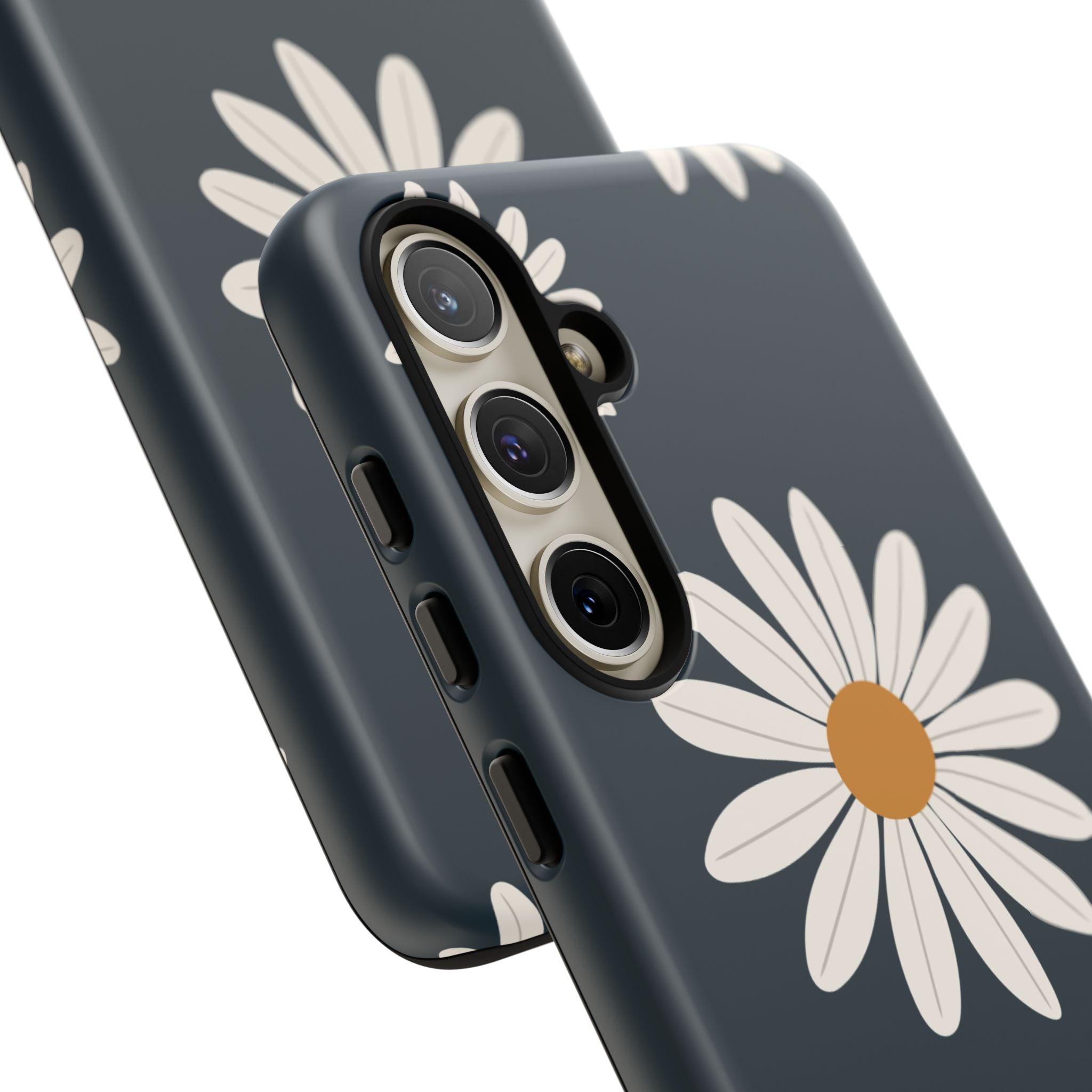 Daisy Phone Case, Floral Phone Cover, Tough Phone Case, Gift for Flower Lovers, Smartphone Accessory, Spring Design