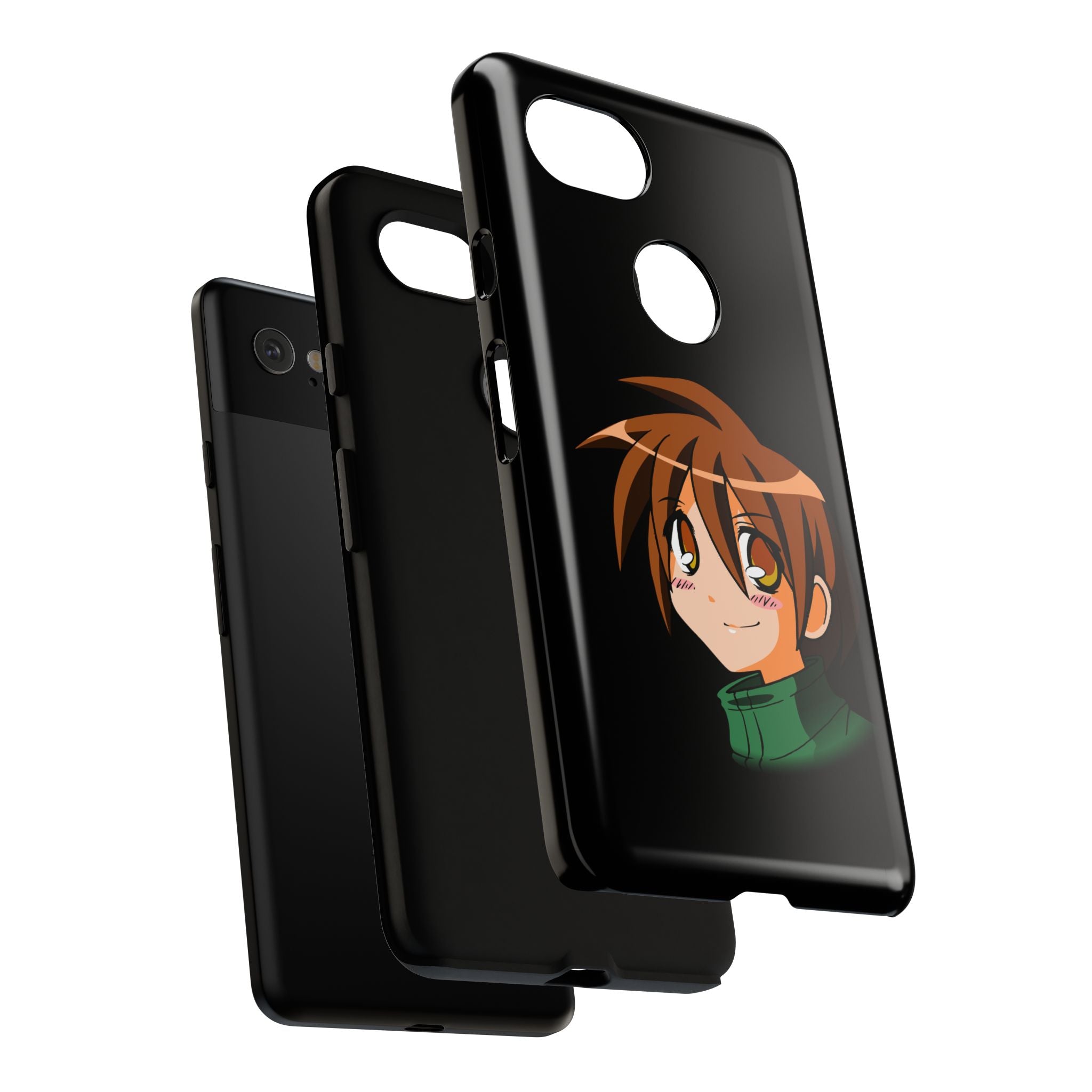 Anime Character Phone Case, Cute Phone Cover, Tough Cases for Teens, Customizable Gift, Geeky Accessories