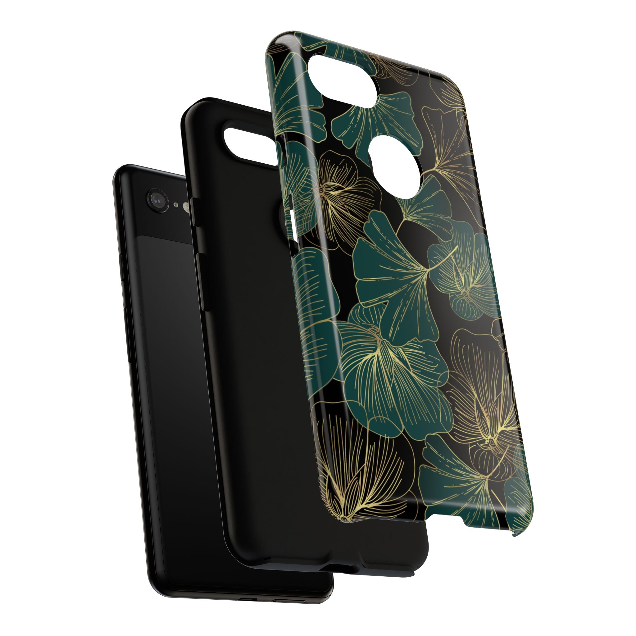 Floral Phone Case - Tough Cases, Protective Cover, Stylish Accessory, Gift for Her, Nature-Inspired Design
