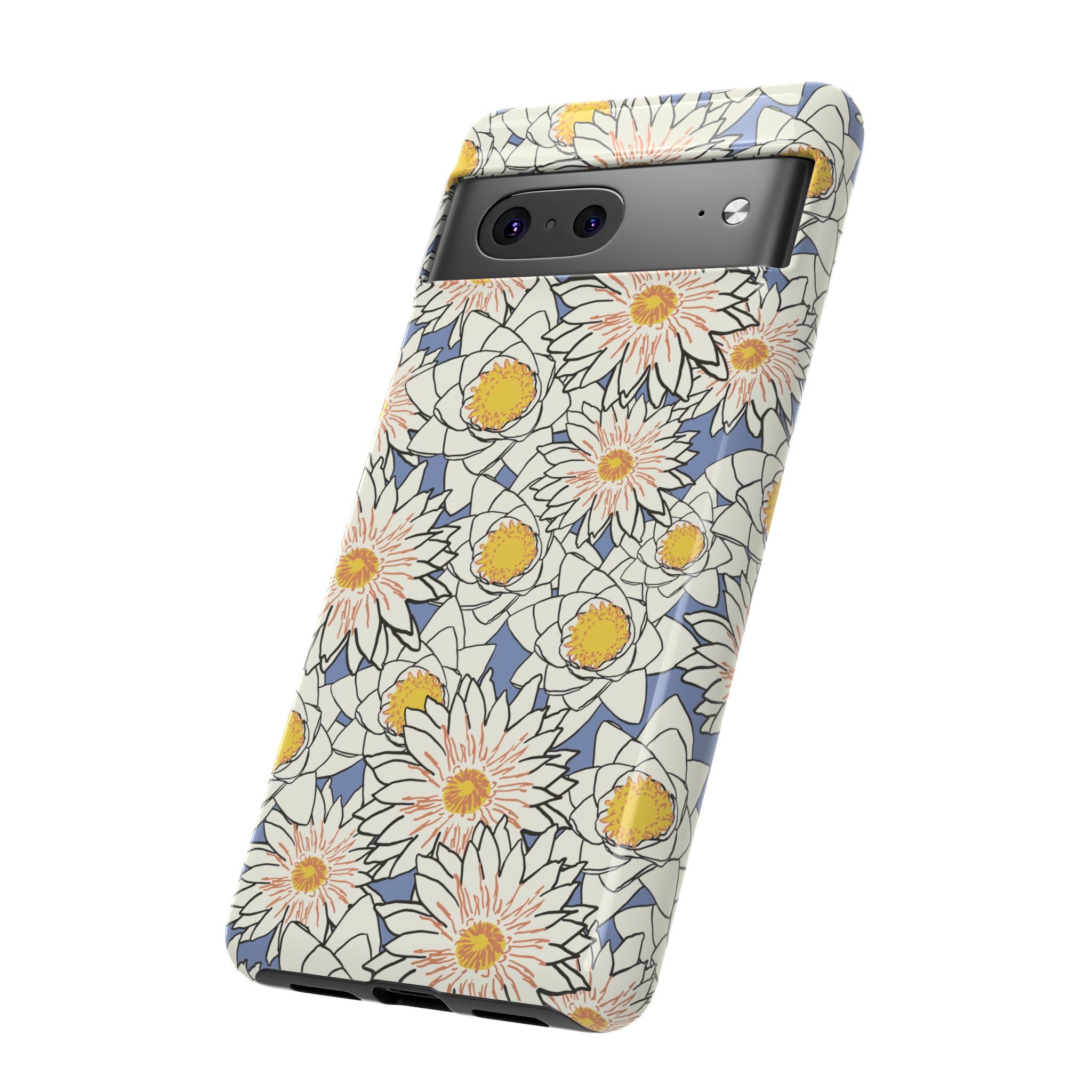 Stylish Phone Case, Floral Protective Cover, Gift for Nature Lovers, Trendy Tech Accessory, Customizable Phone Case