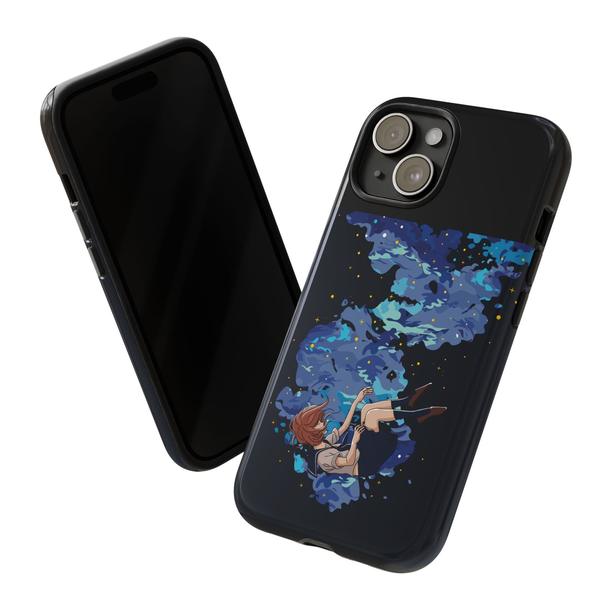 Tough Cases Phone Case - Artistic Galaxy Design, Cute Sleeve for Teens, Gift for Students, Unique Mobile Accessory, Trendy Tech Protection