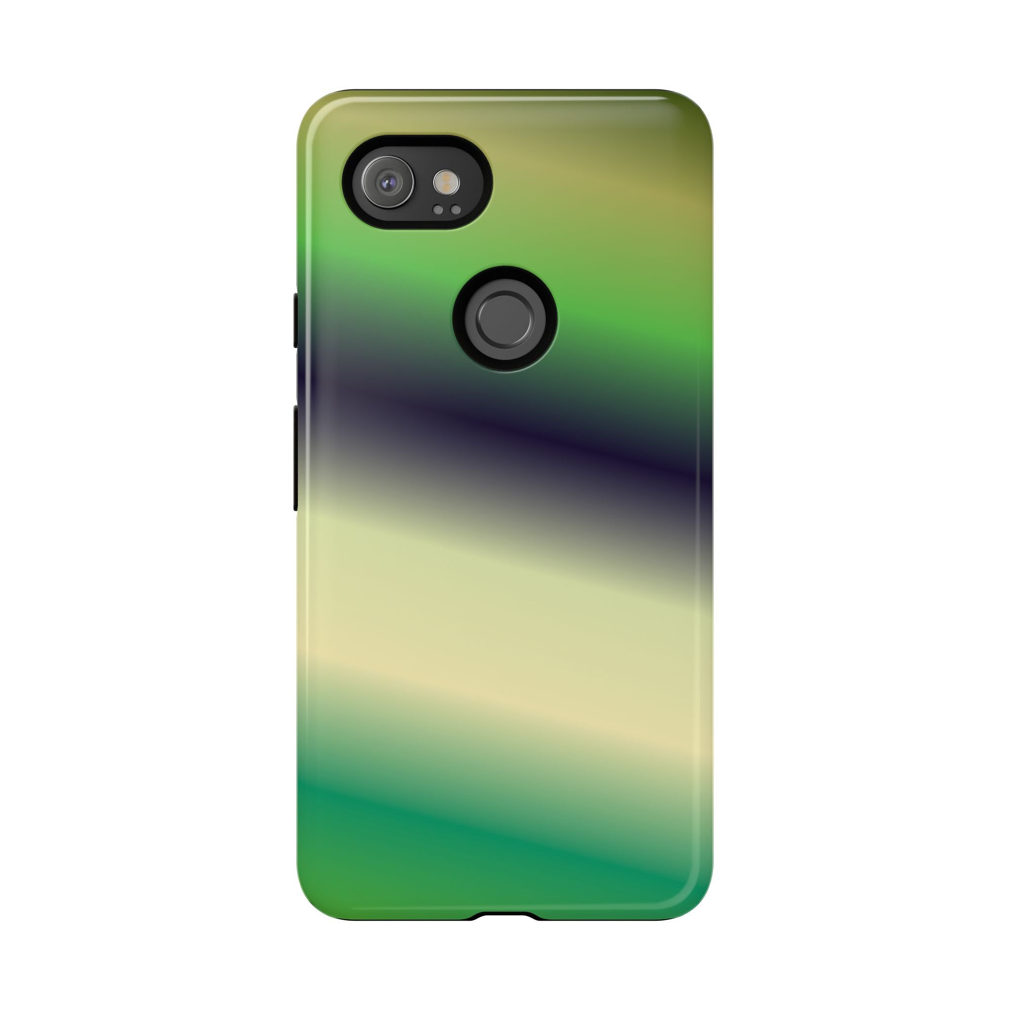 Gradient Phone Case - Tough Cases, Unique Cell Phone Cover, Stylish Tech Accessories, Green and Black Gradient, Perfect Gift