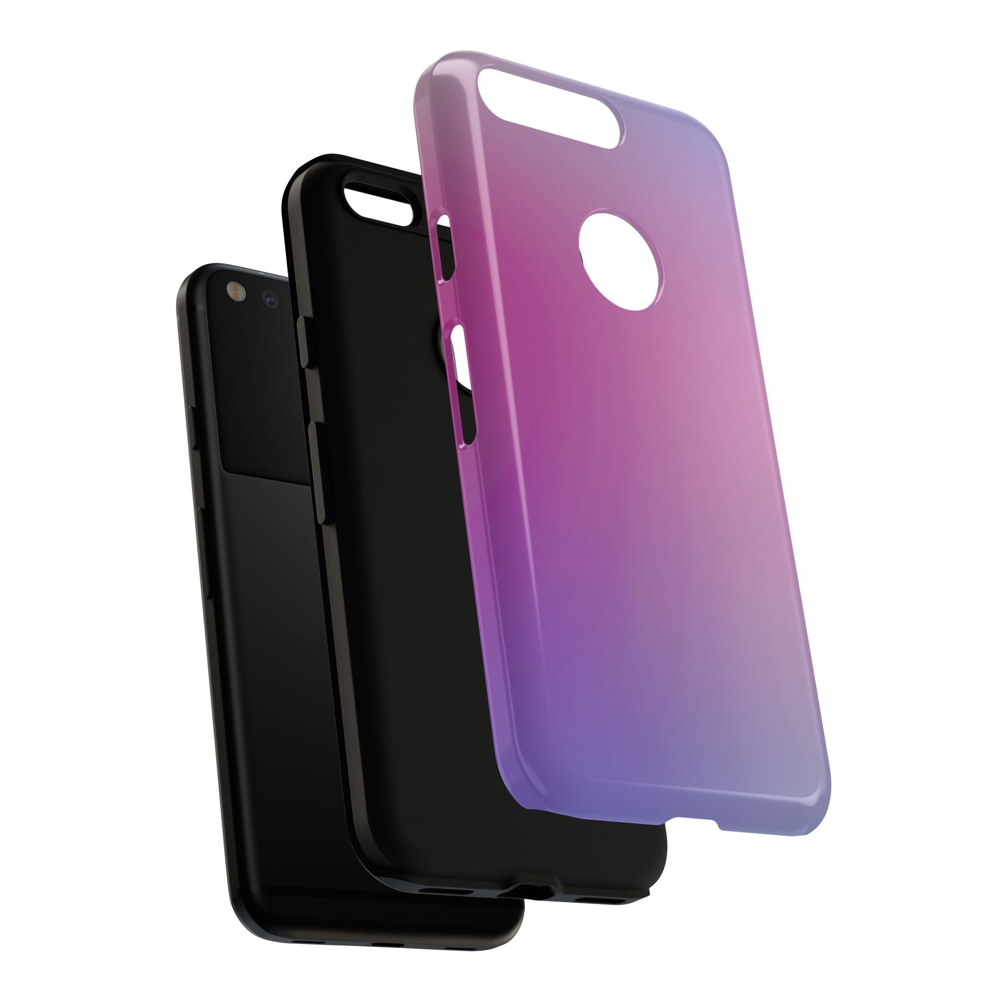 Stylish Phone Case, Tough Phone Cover, Gradient Phone Protector, Customizable Phone Shell, Durable Phone Accessory