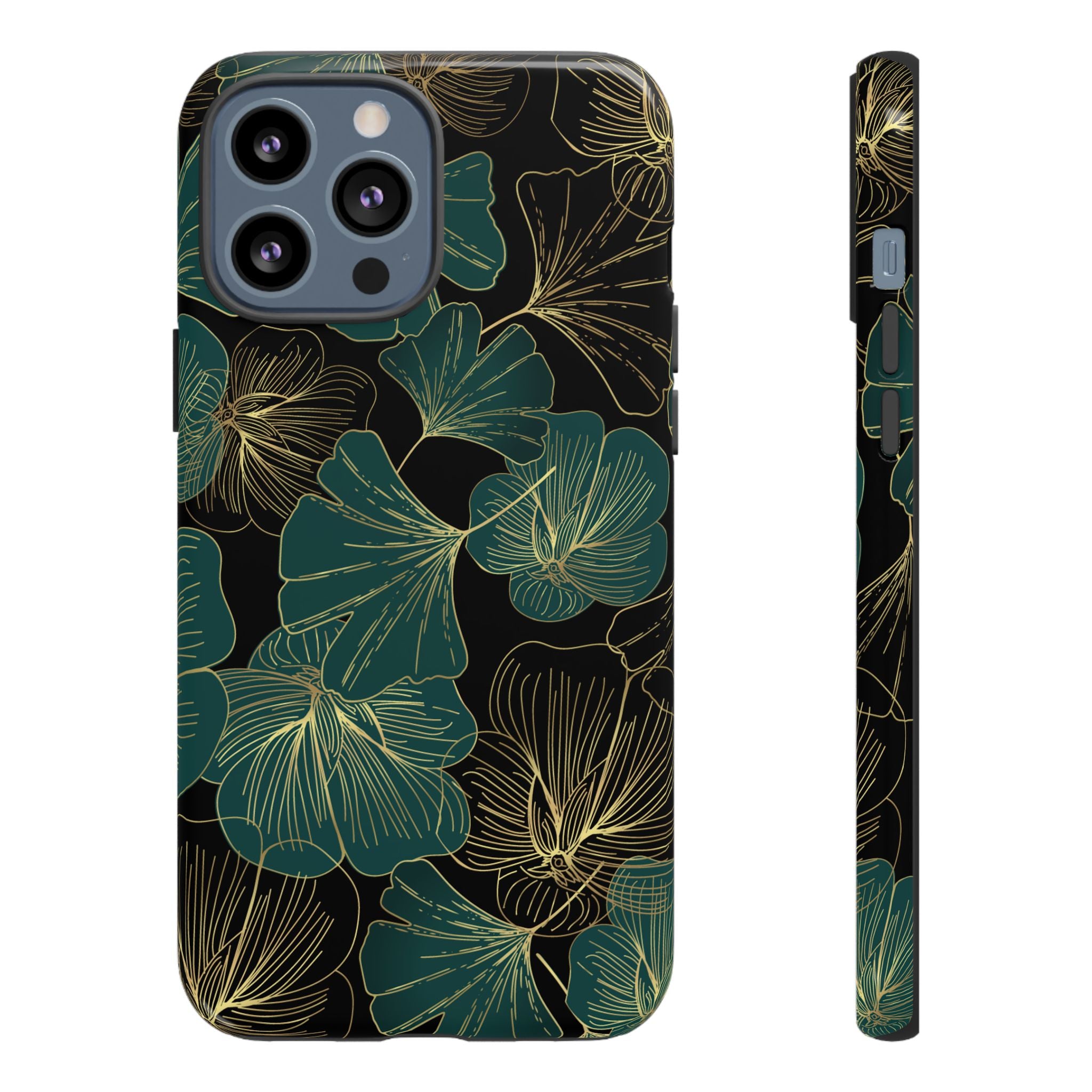 Floral Phone Case - Tough Cases, Protective Cover, Stylish Accessory, Gift for Her, Nature-Inspired Design