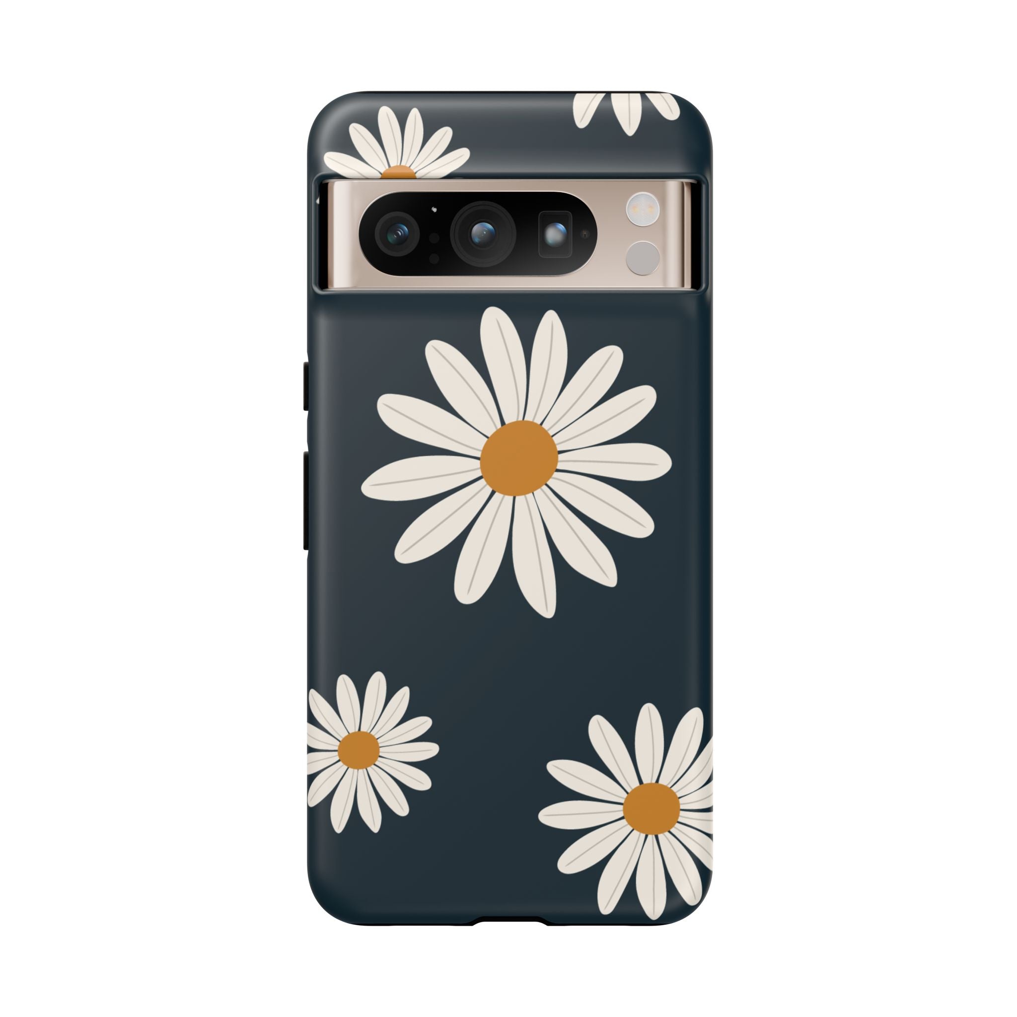 Daisy Phone Case, Floral Phone Cover, Tough Phone Case, Gift for Flower Lovers, Smartphone Accessory, Spring Design