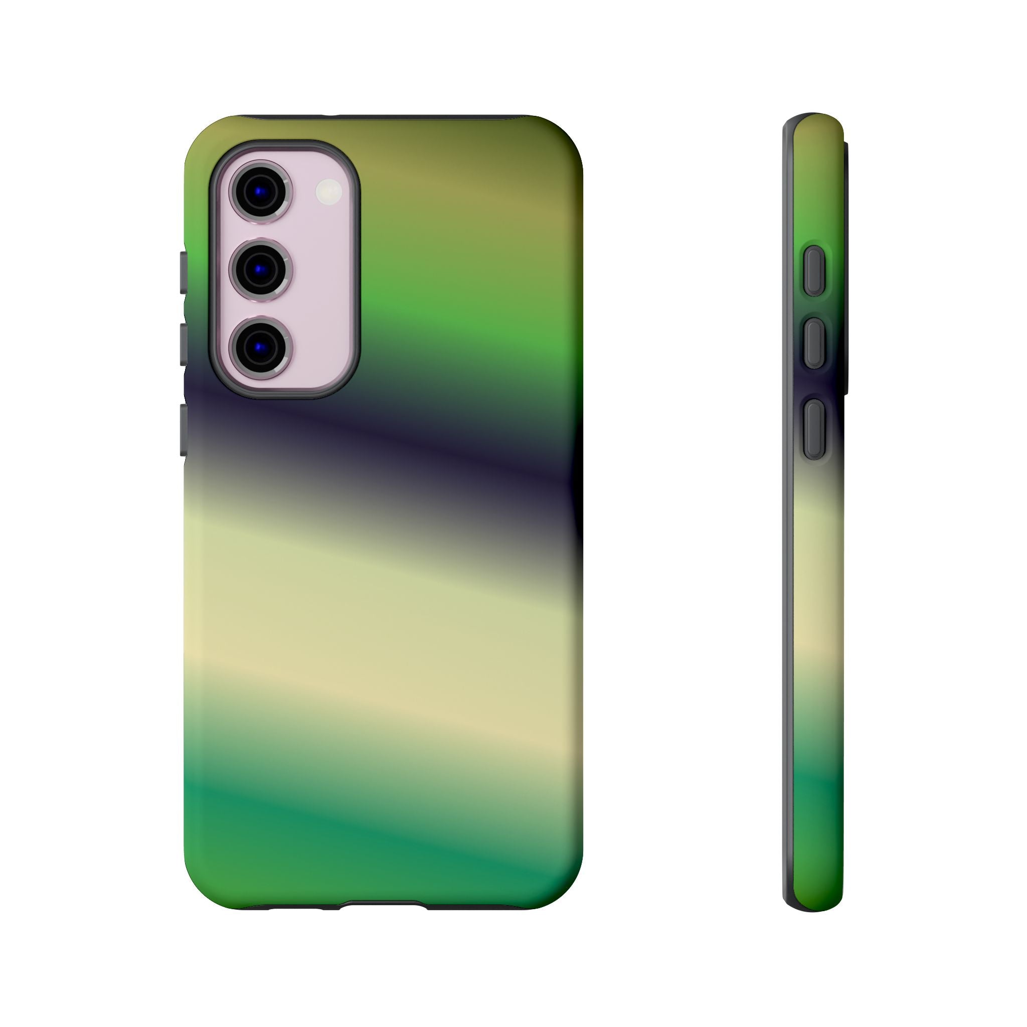 Gradient Phone Case - Tough Cases, Unique Cell Phone Cover, Stylish Tech Accessories, Green and Black Gradient, Perfect Gift