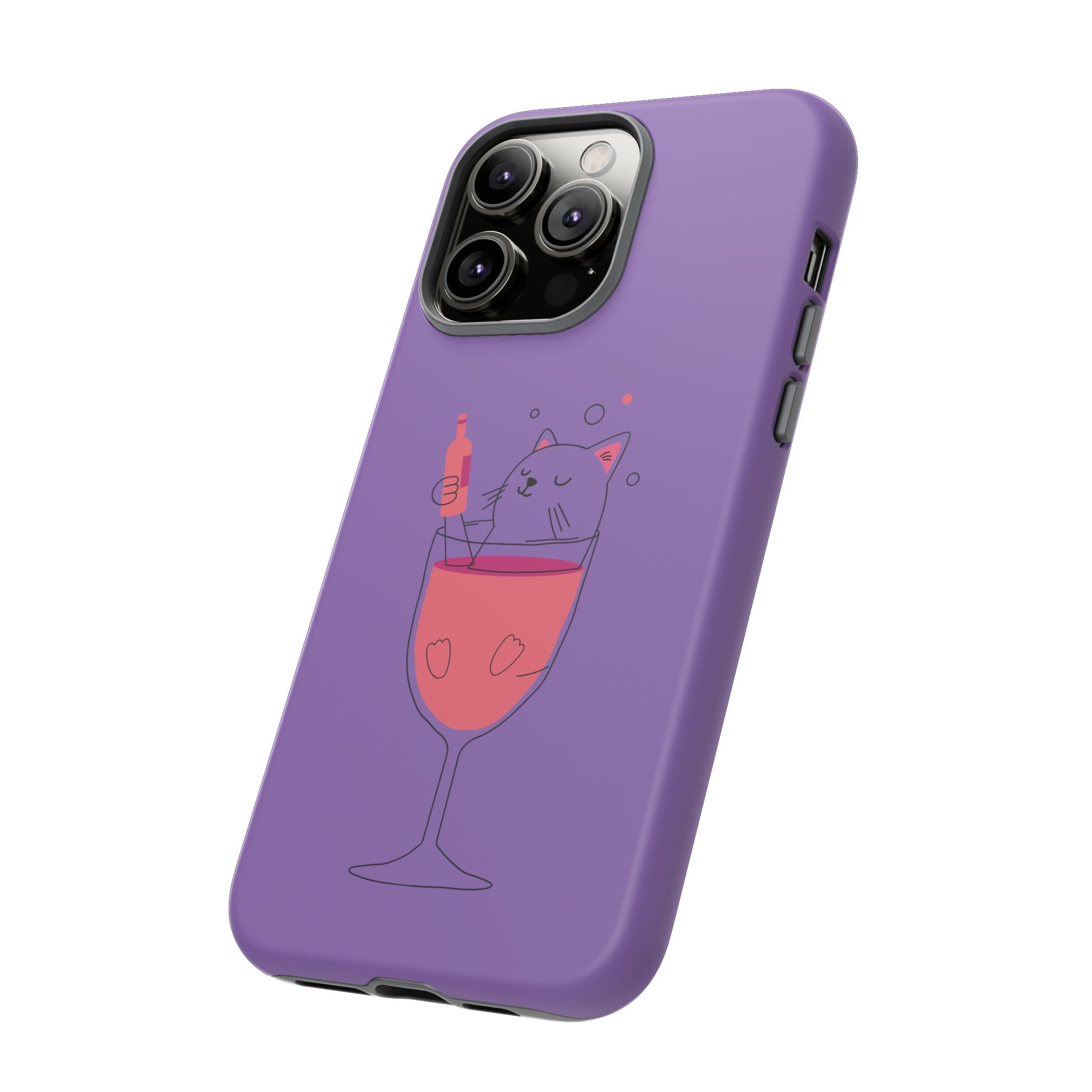 Cute Cat Phone Case, Fun Gift for Cat Lovers, Colorful Phone Cover, Pet Lover Accessory, Unique Cat Themed Case