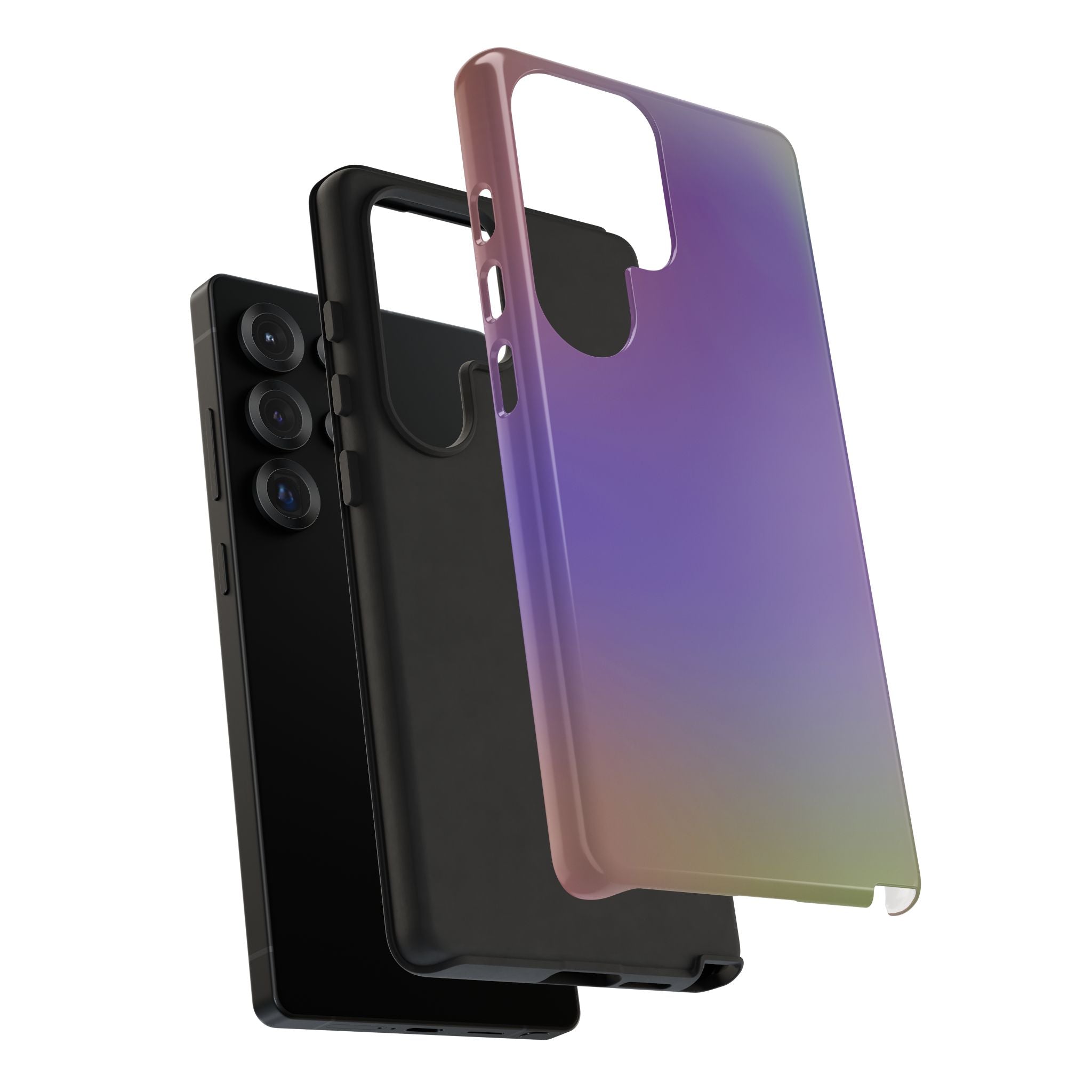 Colorful Phone Case, Tough Phone Cover, Gradient Design Case, Stylish Mobile Accessories, Unique Gift for Her