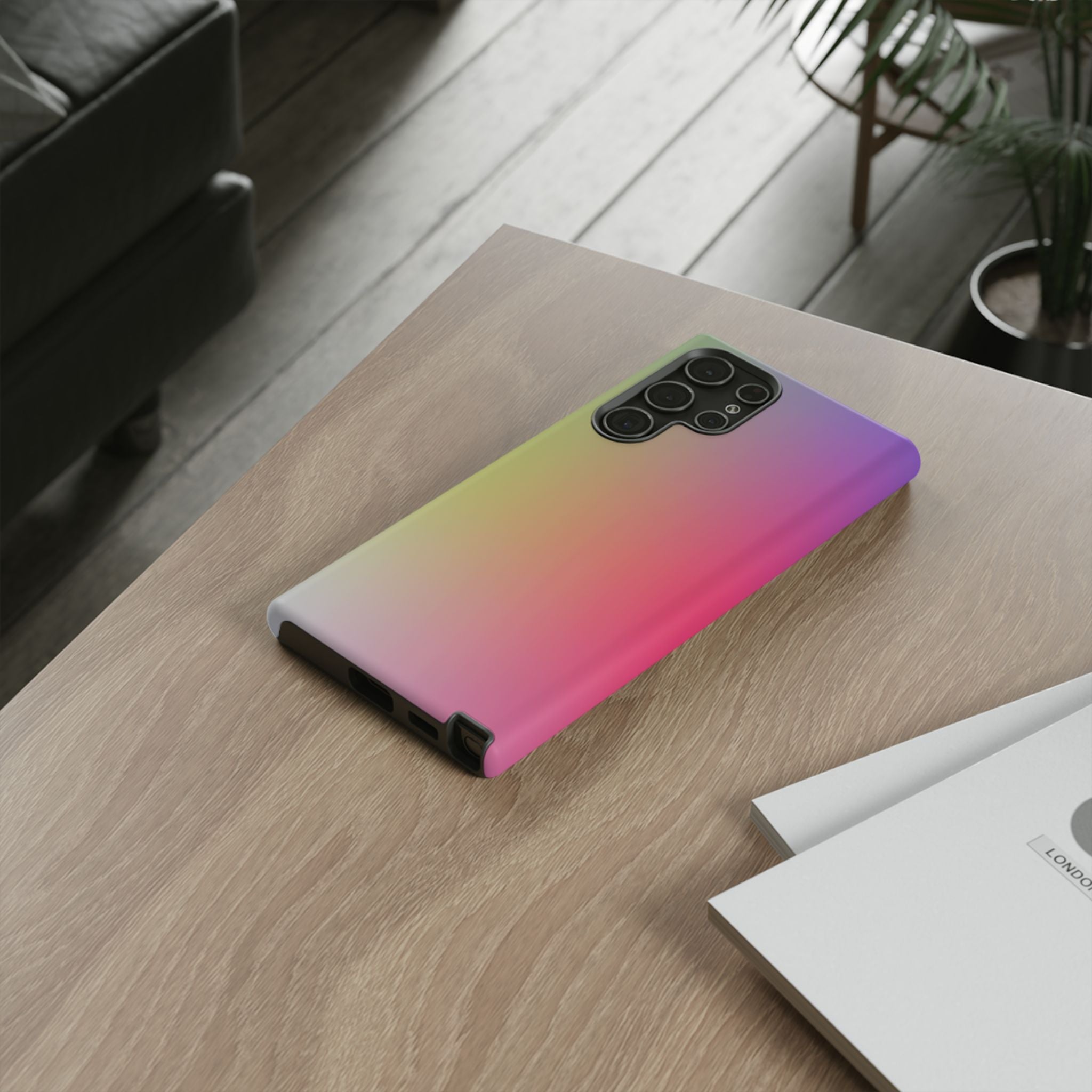 Gradient Phone Case, Tough Cases, Colorful Tech Accessory, Modern Phone Protection, Trendy Gift for Friends, Birthday, Holidays