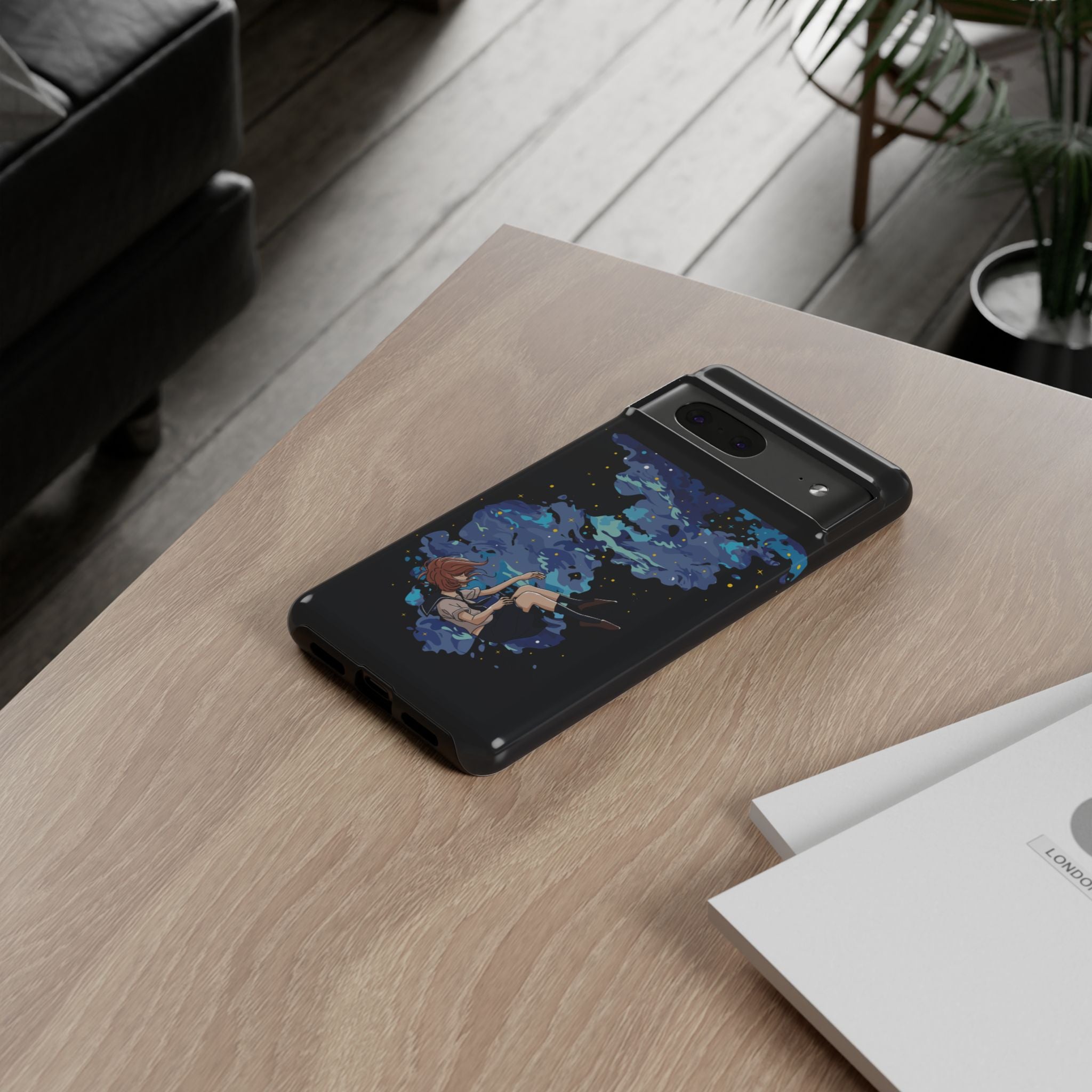 Tough Cases Phone Case - Artistic Galaxy Design, Cute Sleeve for Teens, Gift for Students, Unique Mobile Accessory, Trendy Tech Protection