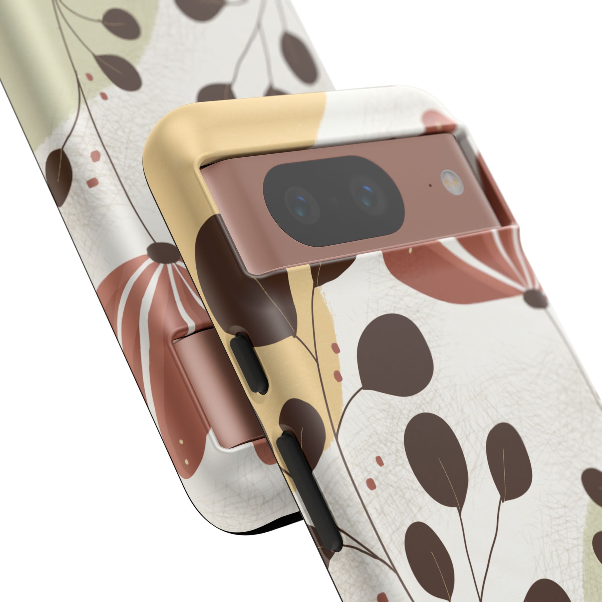 Floral Phone Case - Stylish Tough Cases for Women, Trendy Phone Cover, Gift for Her, Birthday Present, Everyday Use