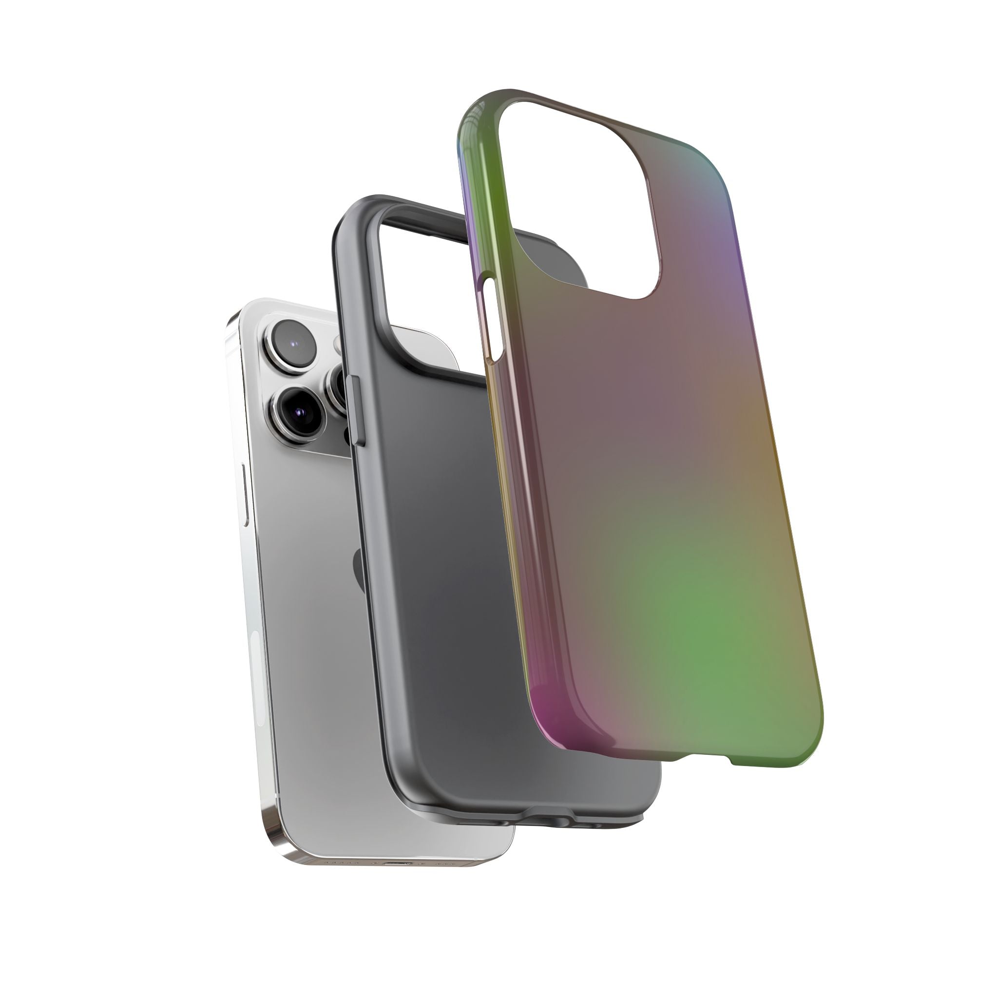 Colorful Gradient Phone Case, Tough Cases for Protection, Stylish Mobile Cover, Unique Gift, Modern Tech Accessory