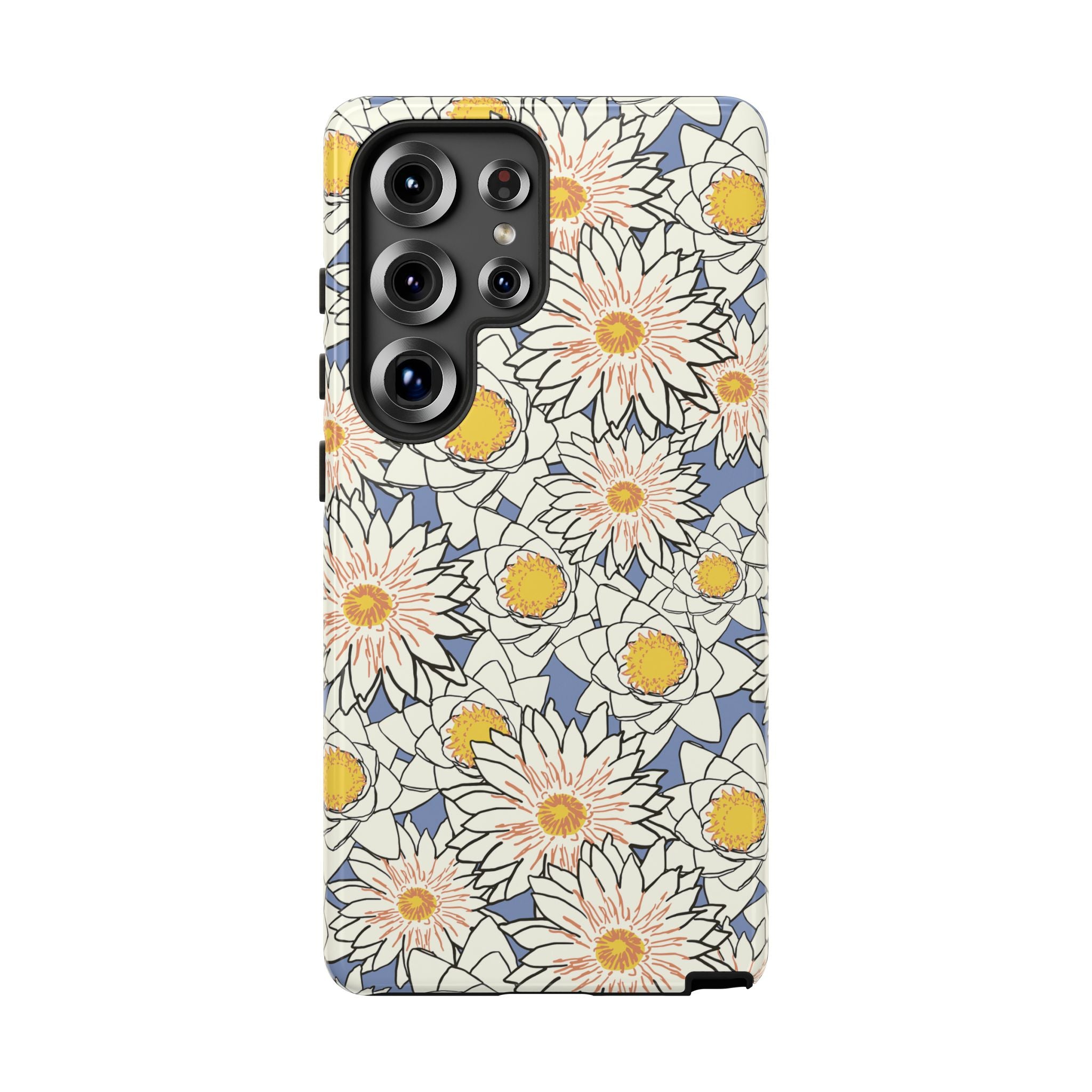 Stylish Phone Case, Floral Protective Cover, Gift for Nature Lovers, Trendy Tech Accessory, Customizable Phone Case