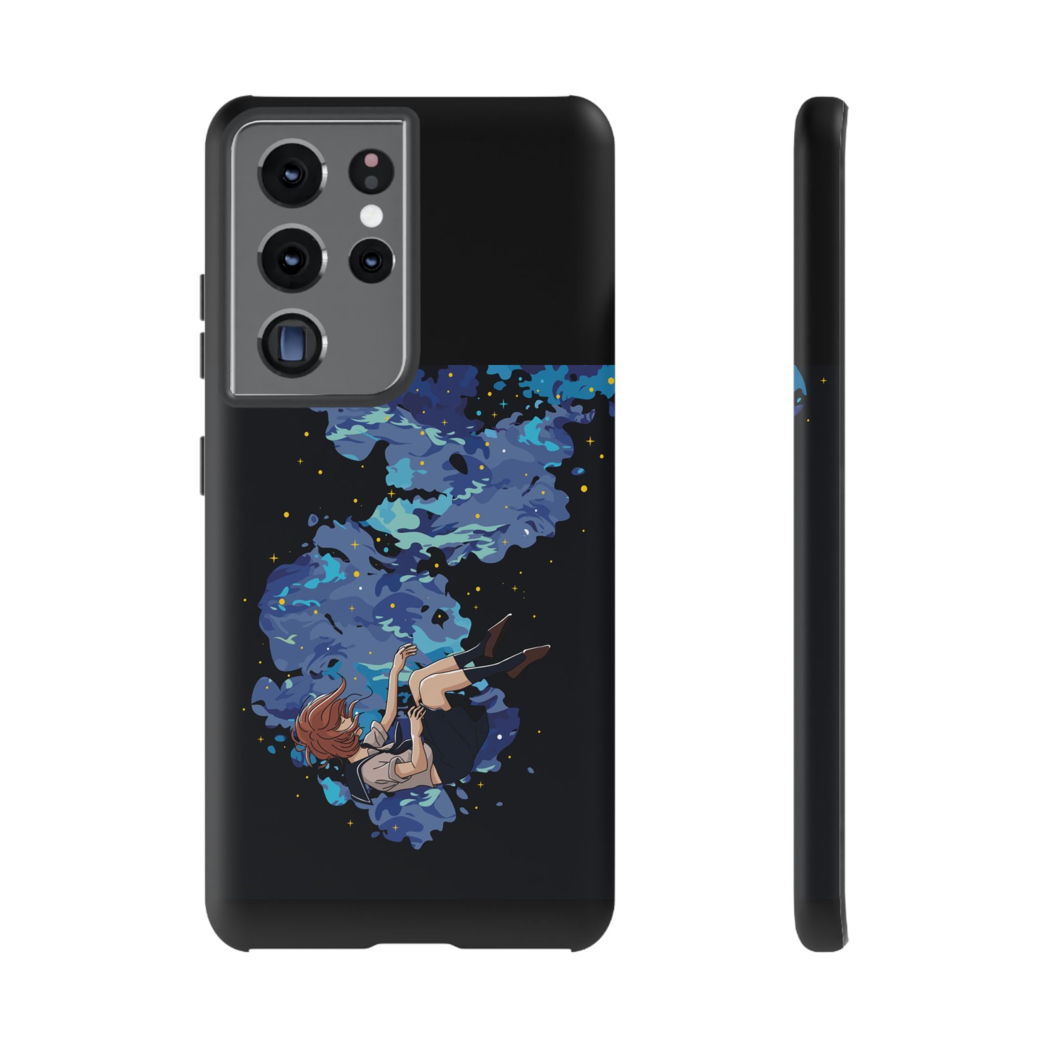 Tough Cases Phone Case - Artistic Galaxy Design, Cute Sleeve for Teens, Gift for Students, Unique Mobile Accessory, Trendy Tech Protection