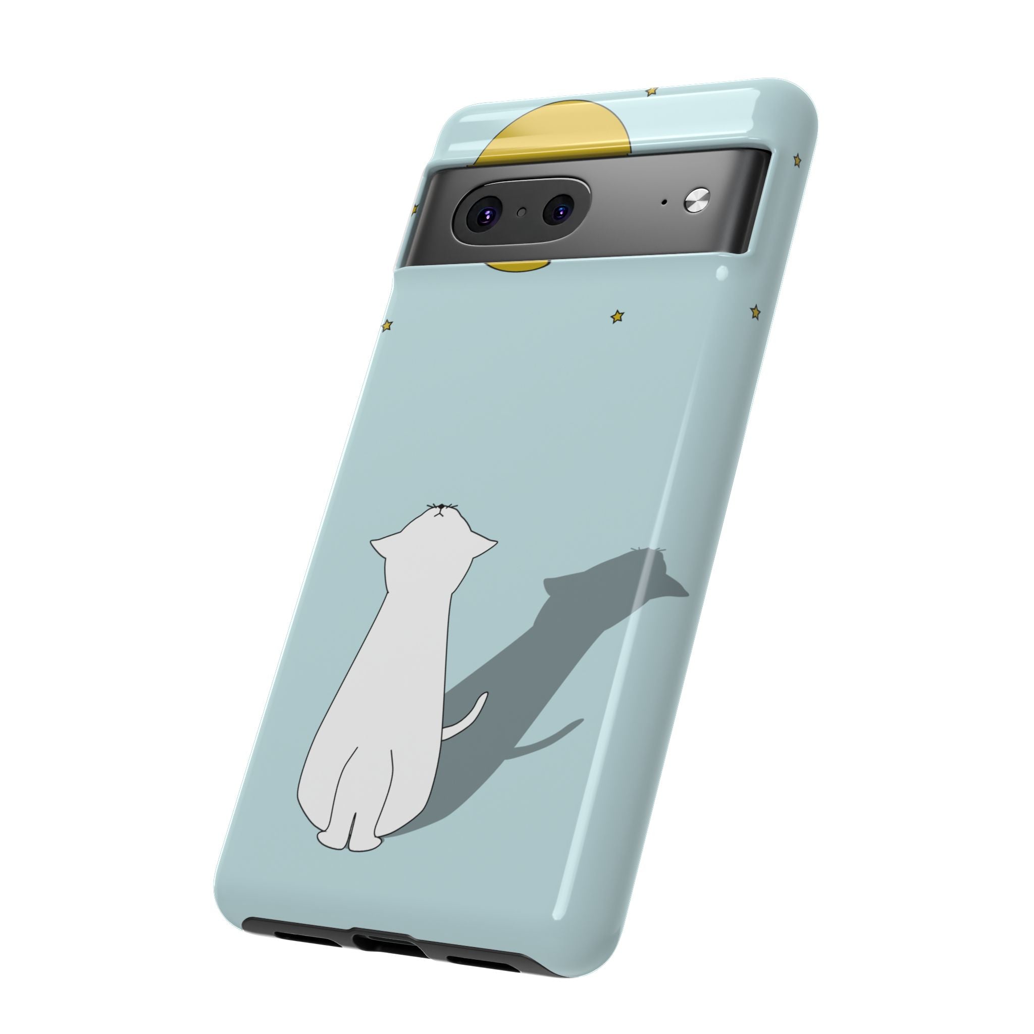 Cute Cat Phone Case, Tough Phone Cover, Pet Lover Gift, Unique Case, Animal Decor, Birthday Gift