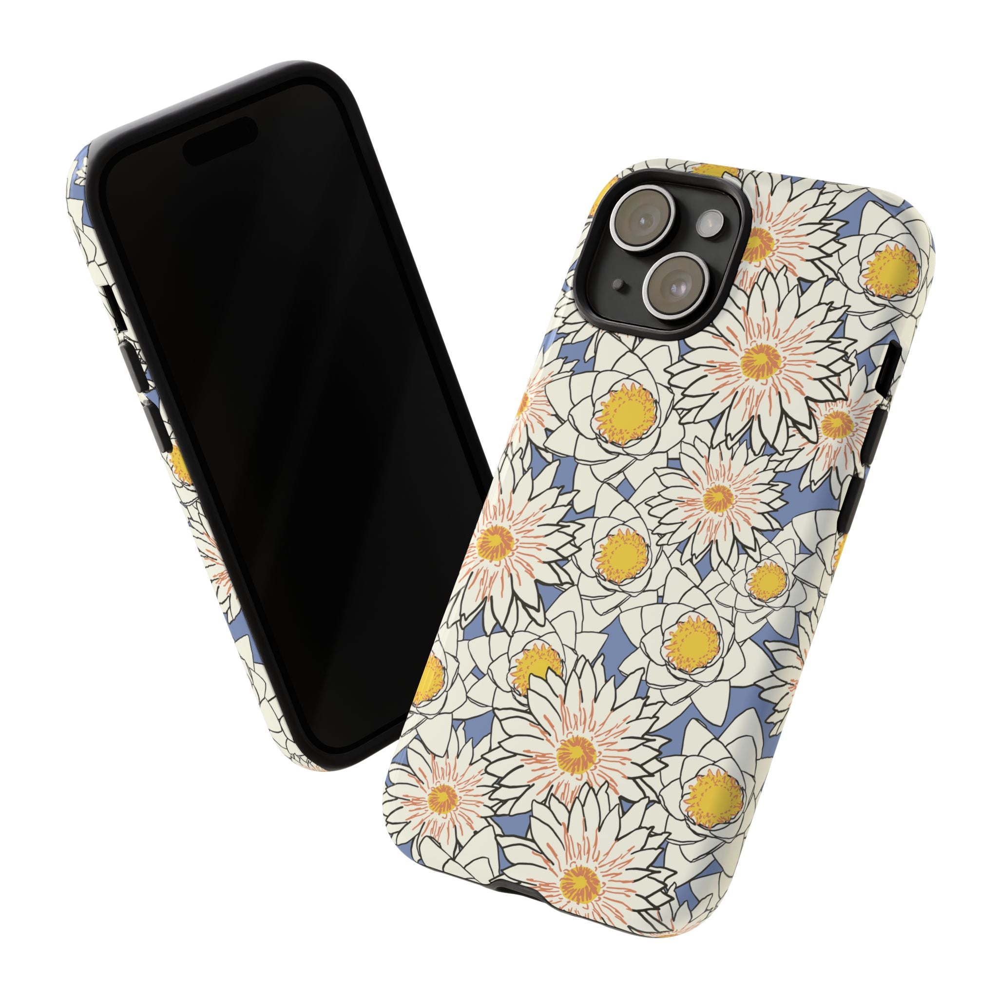 Stylish Phone Case, Floral Protective Cover, Gift for Nature Lovers, Trendy Tech Accessory, Customizable Phone Case