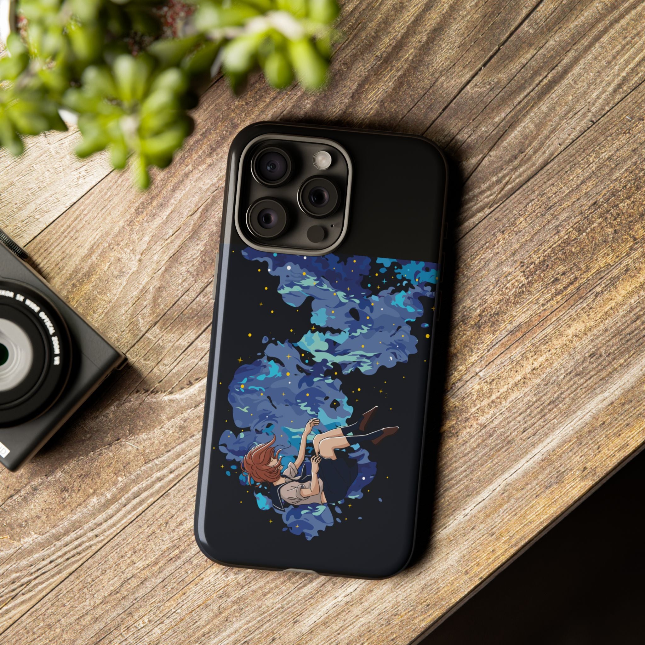 Tough Cases Phone Case - Artistic Galaxy Design, Cute Sleeve for Teens, Gift for Students, Unique Mobile Accessory, Trendy Tech Protection