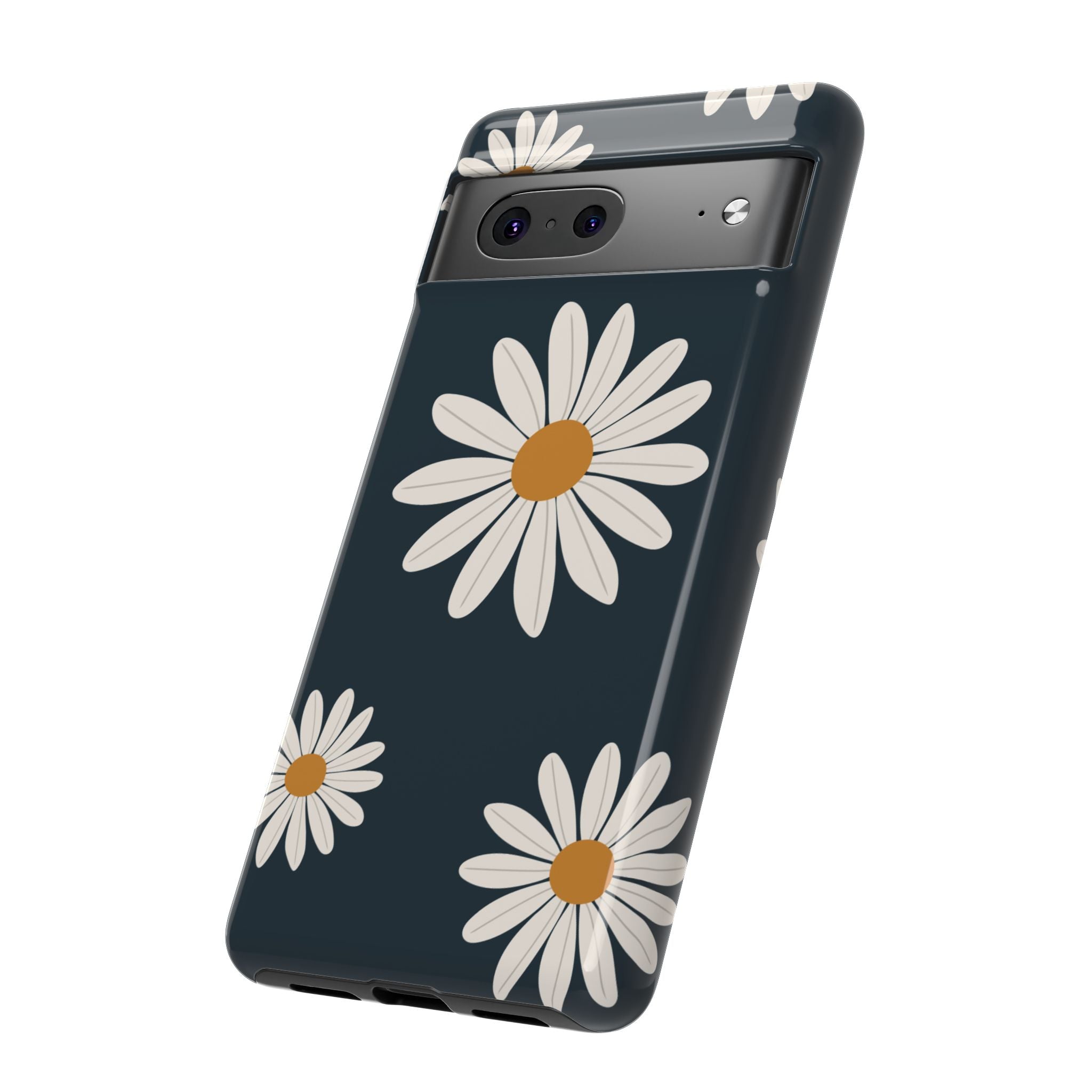 Daisy Phone Case, Floral Phone Cover, Tough Phone Case, Gift for Flower Lovers, Smartphone Accessory, Spring Design