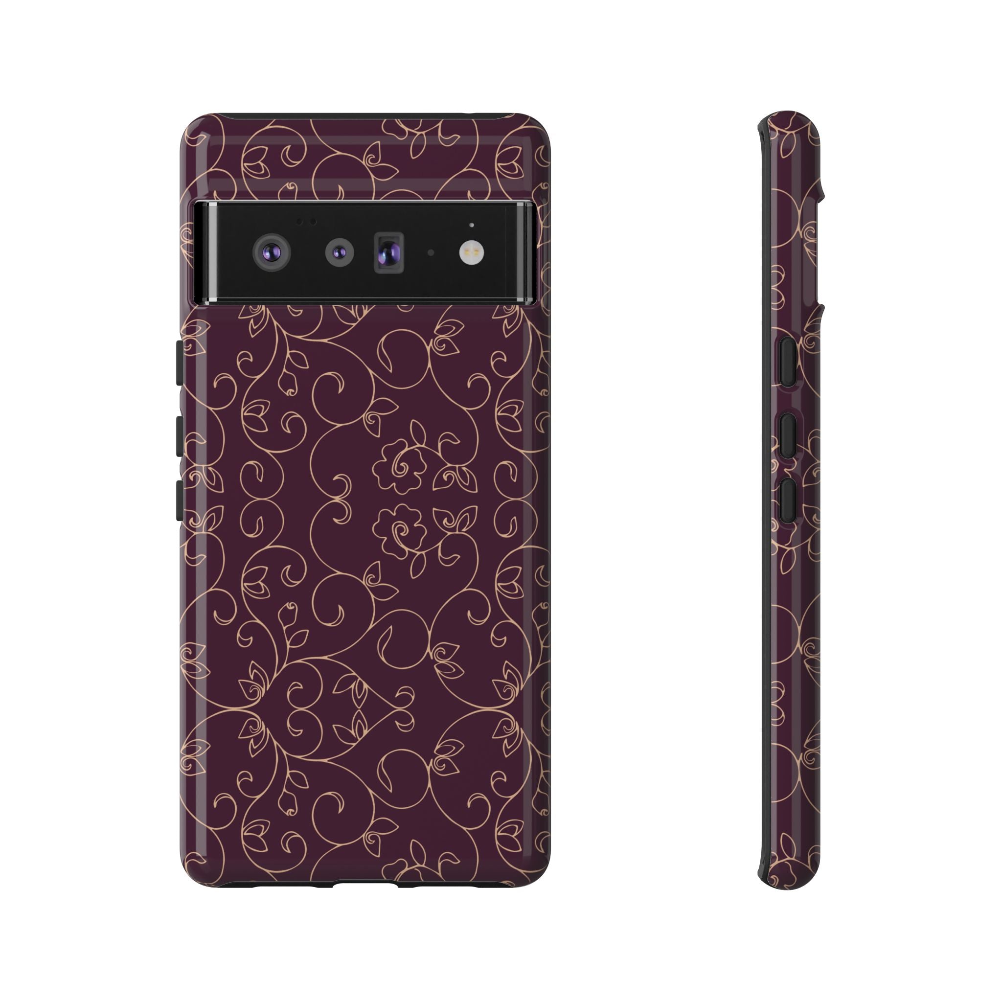 Elegant Floral Phone Case | Durable Mobile Cover, Gift for Her, Floral Design, Stylish Accessory, Phone Protection