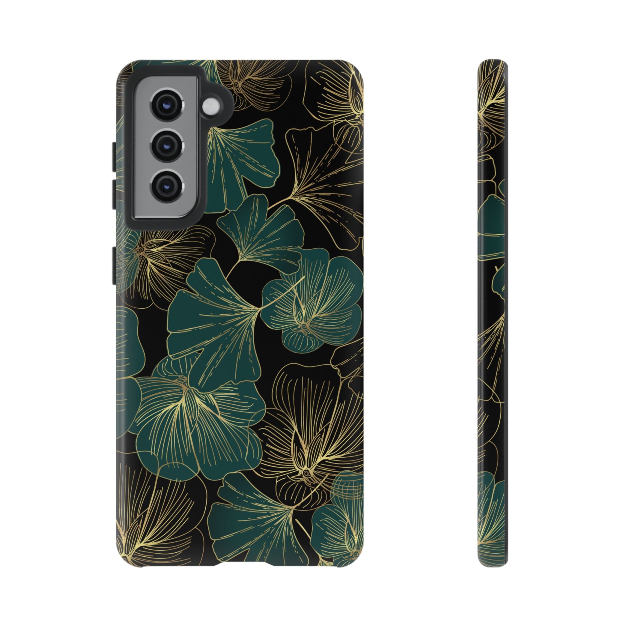 Floral Phone Case - Tough Cases, Protective Cover, Stylish Accessory, Gift for Her, Nature-Inspired Design
