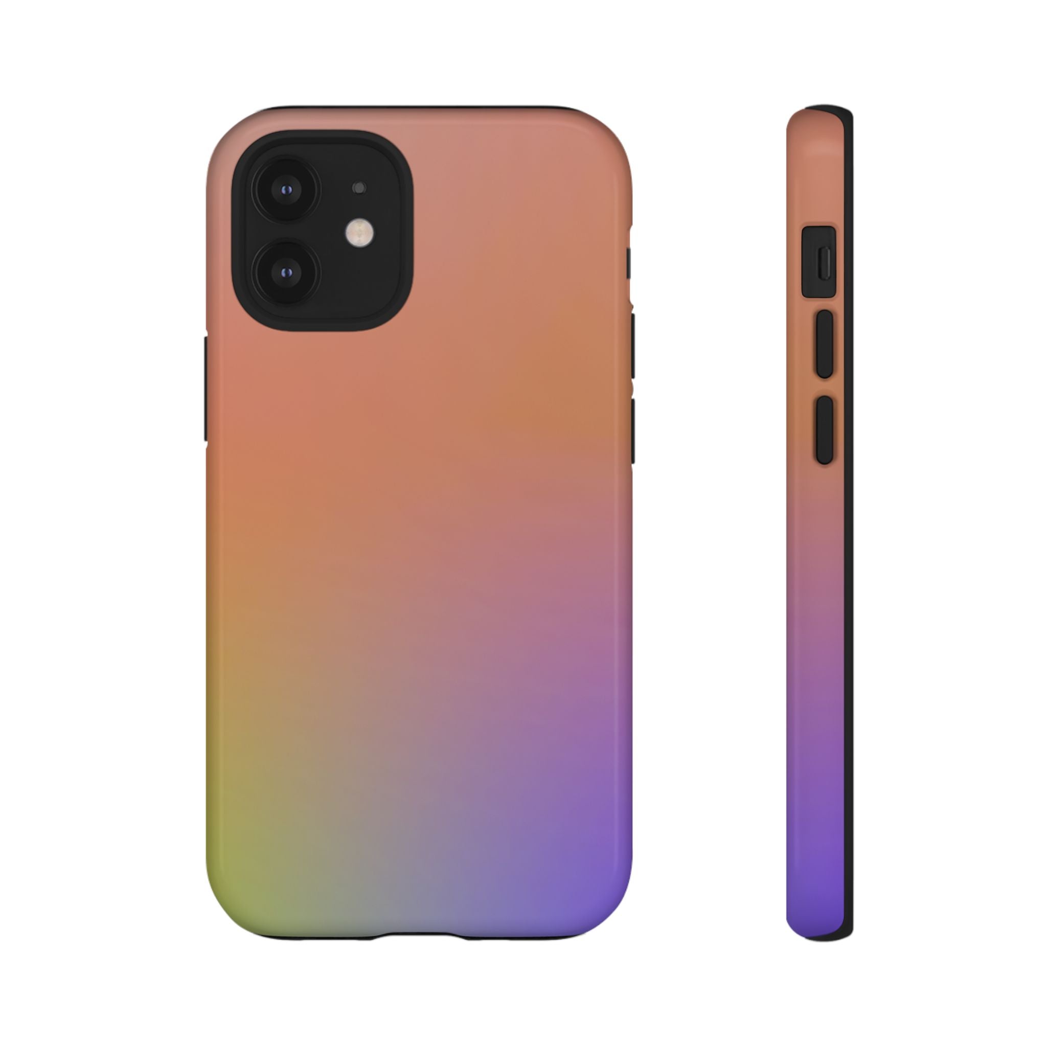 Colorful Gradient Phone Case, Tough Cases for iPhone, Customizable Phone Cover, Trendy Tech Accessory, Gift for Tech Lovers