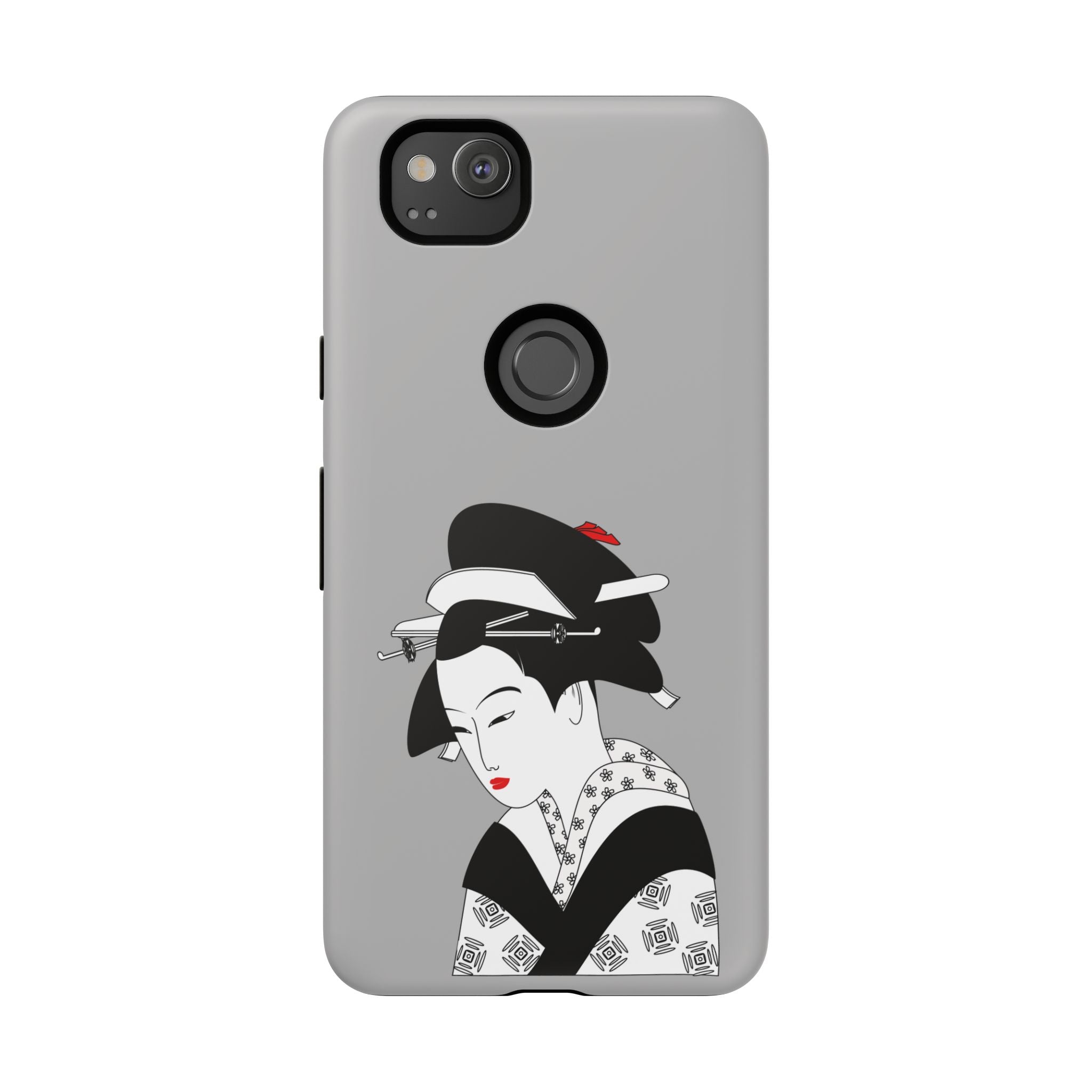 Stylish Phone Case with Japanese Geisha Design, Tough Phone Case, Cute Phone Cover, Japanese Art, Ethnic Style