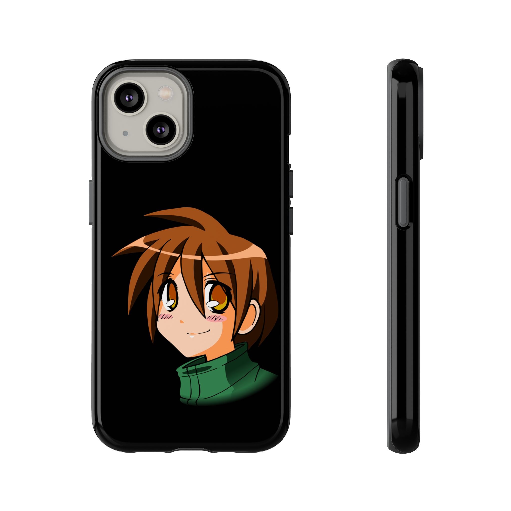 Anime Character Phone Case, Cute Phone Cover, Tough Cases for Teens, Customizable Gift, Geeky Accessories
