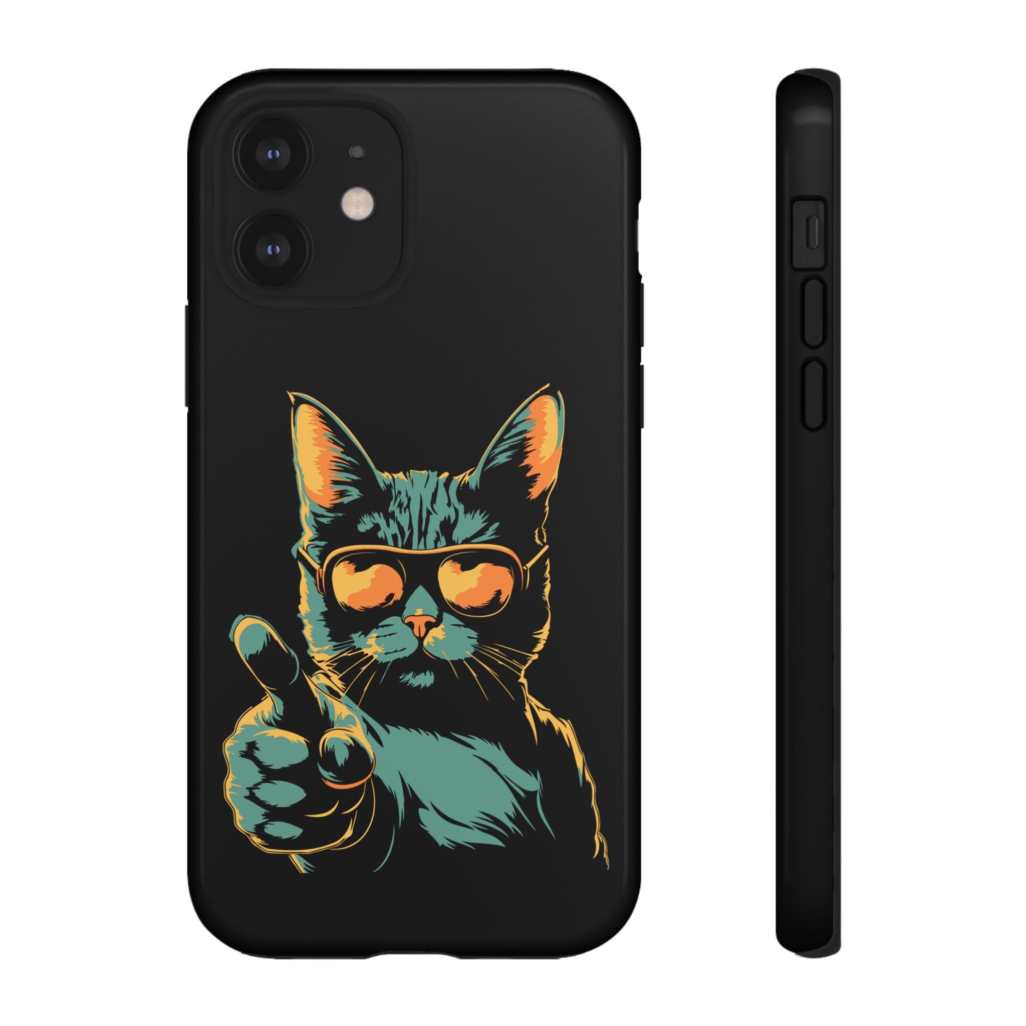 Cool Cat Phone Case, Stylish Phone Cover, Pet Lover Gift, Cute Cat Design, Fun Cat Accessories