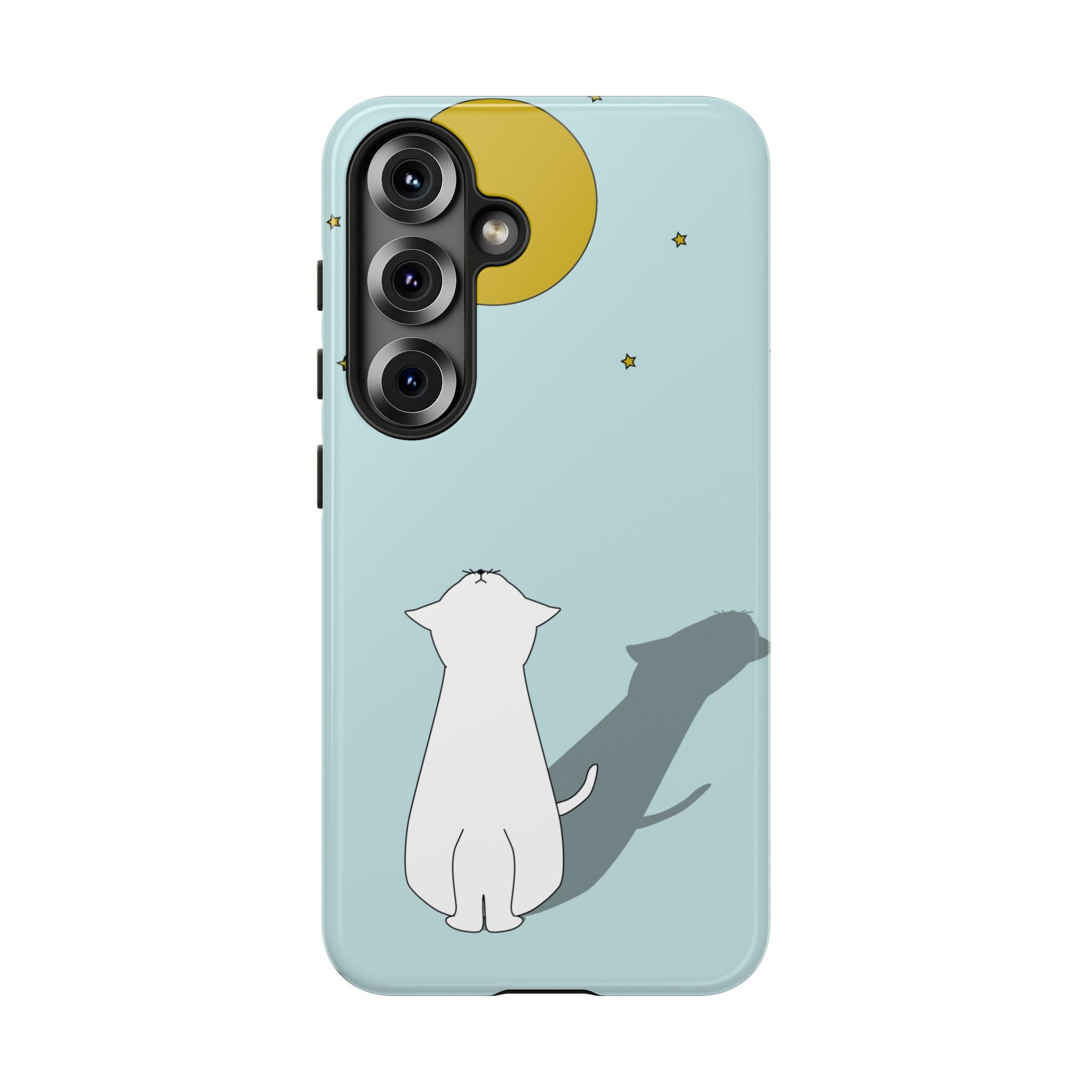 Cute Cat Phone Case, Tough Phone Cover, Pet Lover Gift, Unique Case, Animal Decor, Birthday Gift