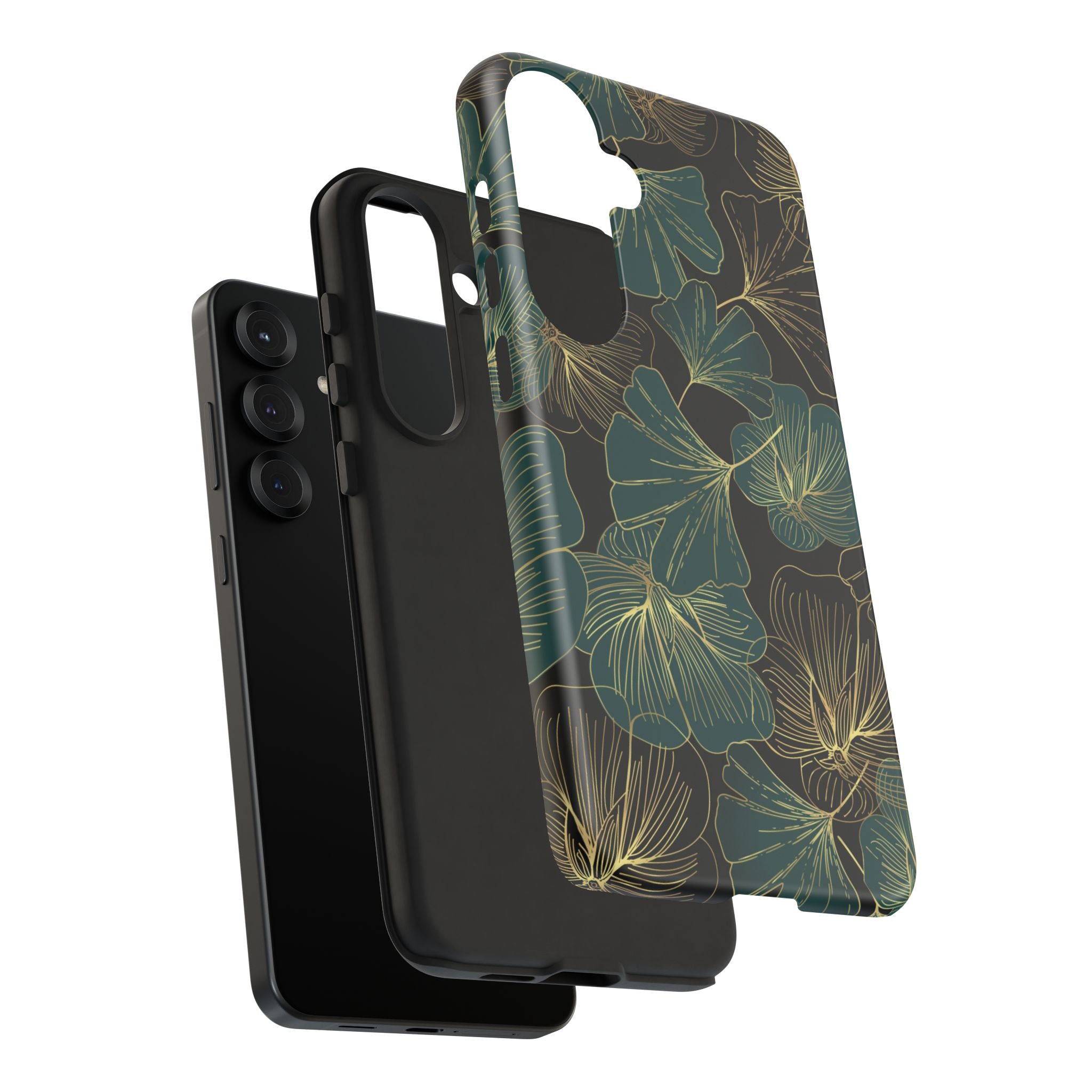 Floral Phone Case - Tough Cases, Protective Cover, Stylish Accessory, Gift for Her, Nature-Inspired Design