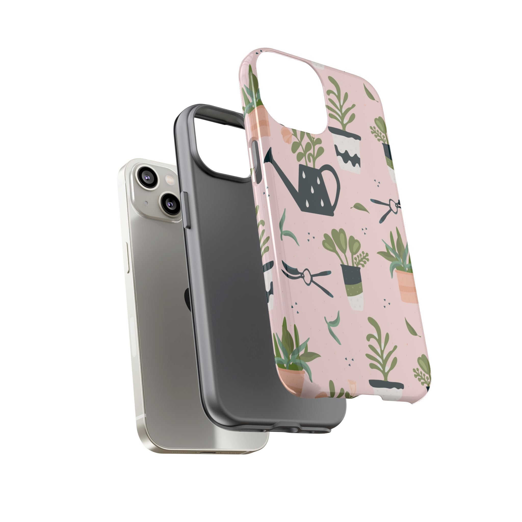 Floral Phone Case, Cute Plant Lover Case, Gift for Gardeners, Phone Cover, Green Thumb Accessories, Mother's Day Gift