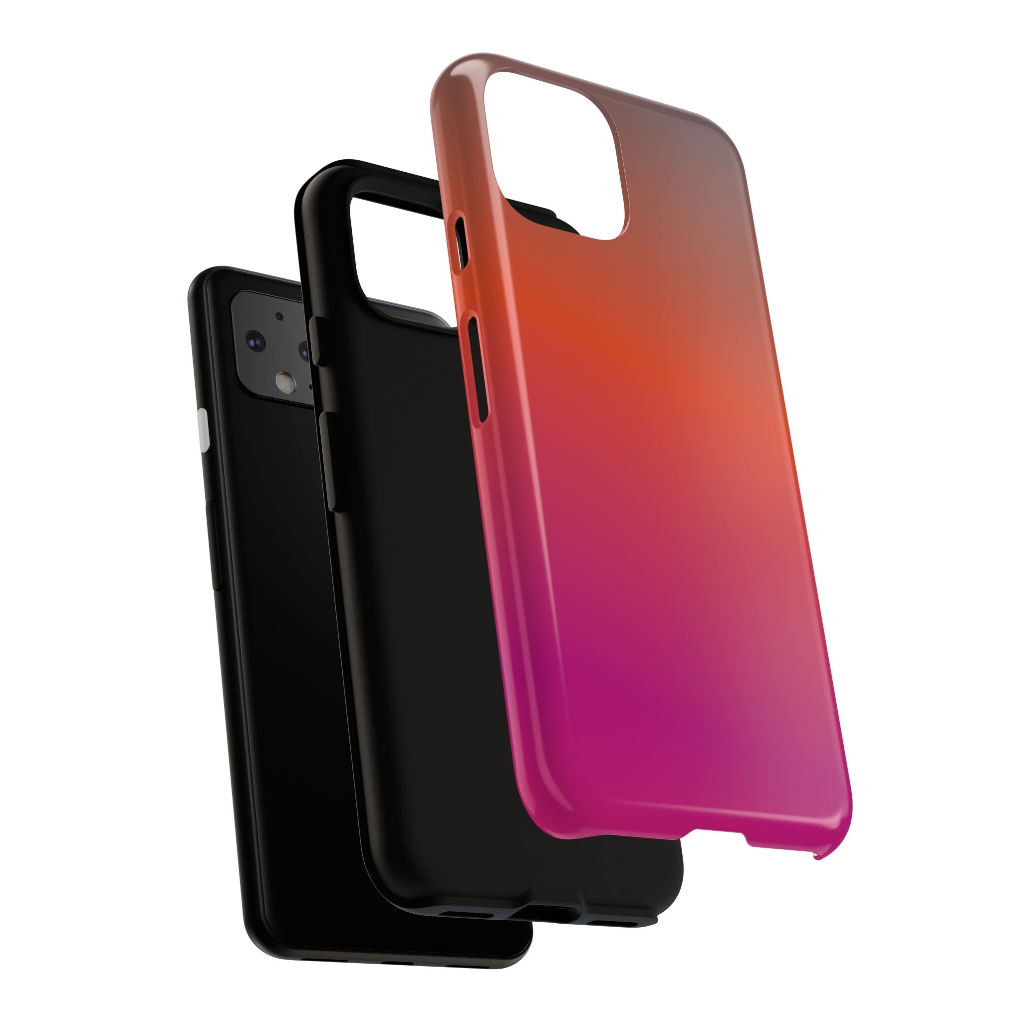 Gradient Phone Case, Custom Tough Case, Durable Phone Accessory, Vibrant Design, Gift for Tech Lovers, Birthday and Holiday Present