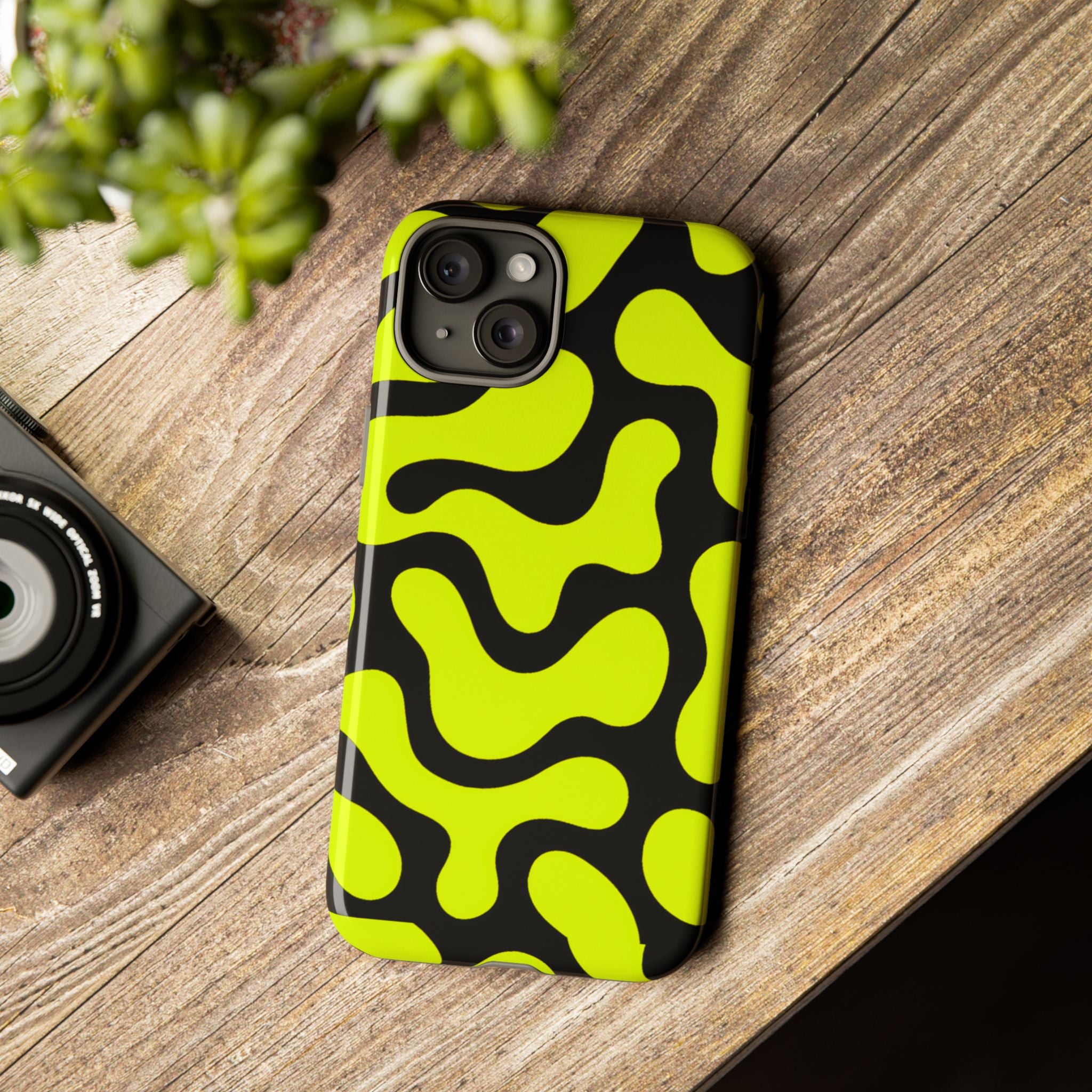 Bold Pattern Phone Case, Stylish Protective Cover, Unique Gift for Tech Lovers, Trendy Mobile Accessory, Rejuvenate Your Style