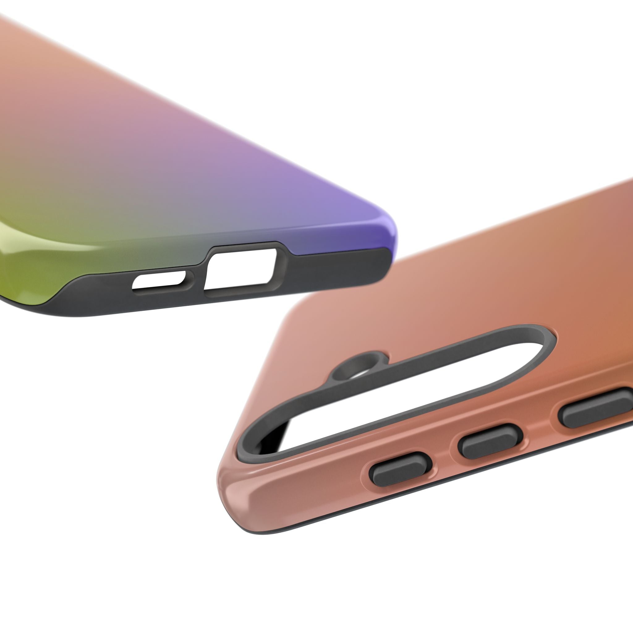 Colorful Gradient Phone Case, Tough Cases for iPhone, Customizable Phone Cover, Trendy Tech Accessory, Gift for Tech Lovers