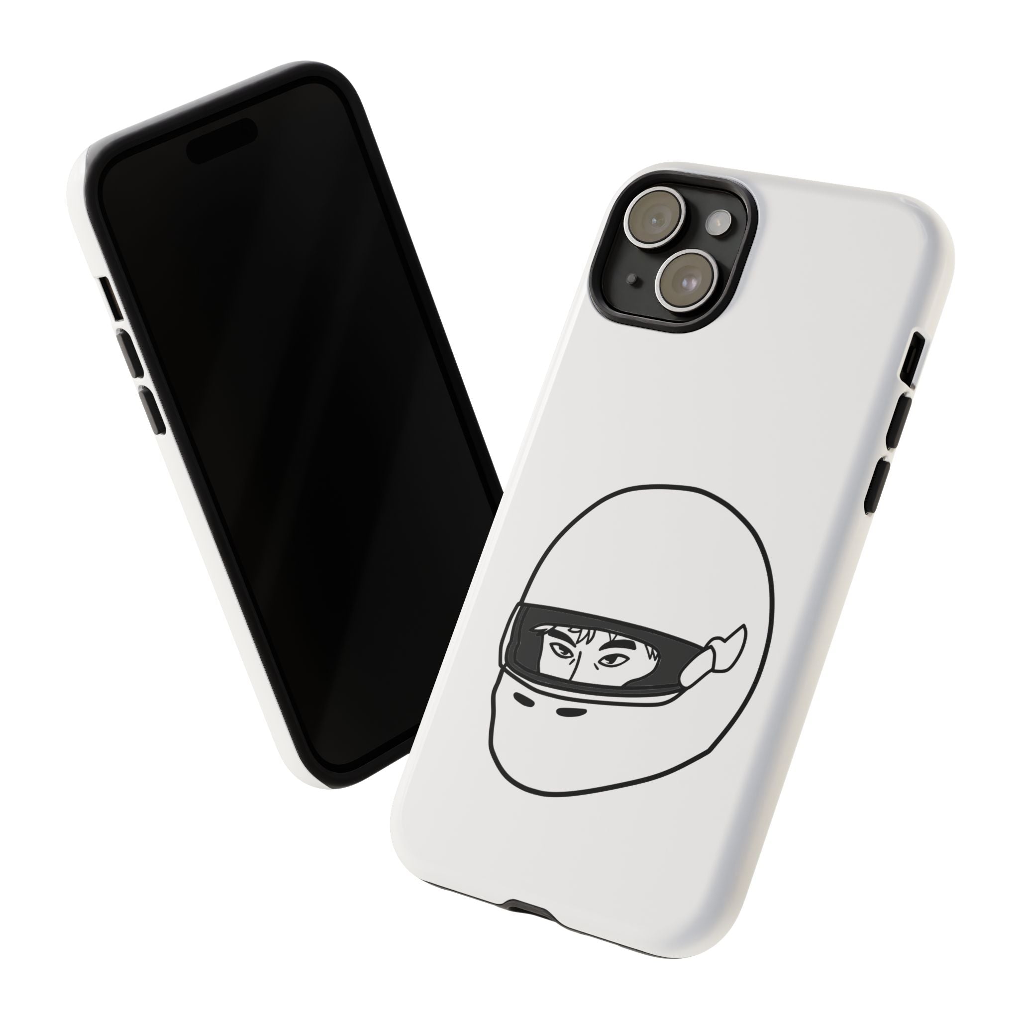 Stylish Phone Case with Racing Helmet Design | Tough Cases | Unique Gift, Motorcycle Enthusiast, Race Lover, Custom Accessory, Everyday Use