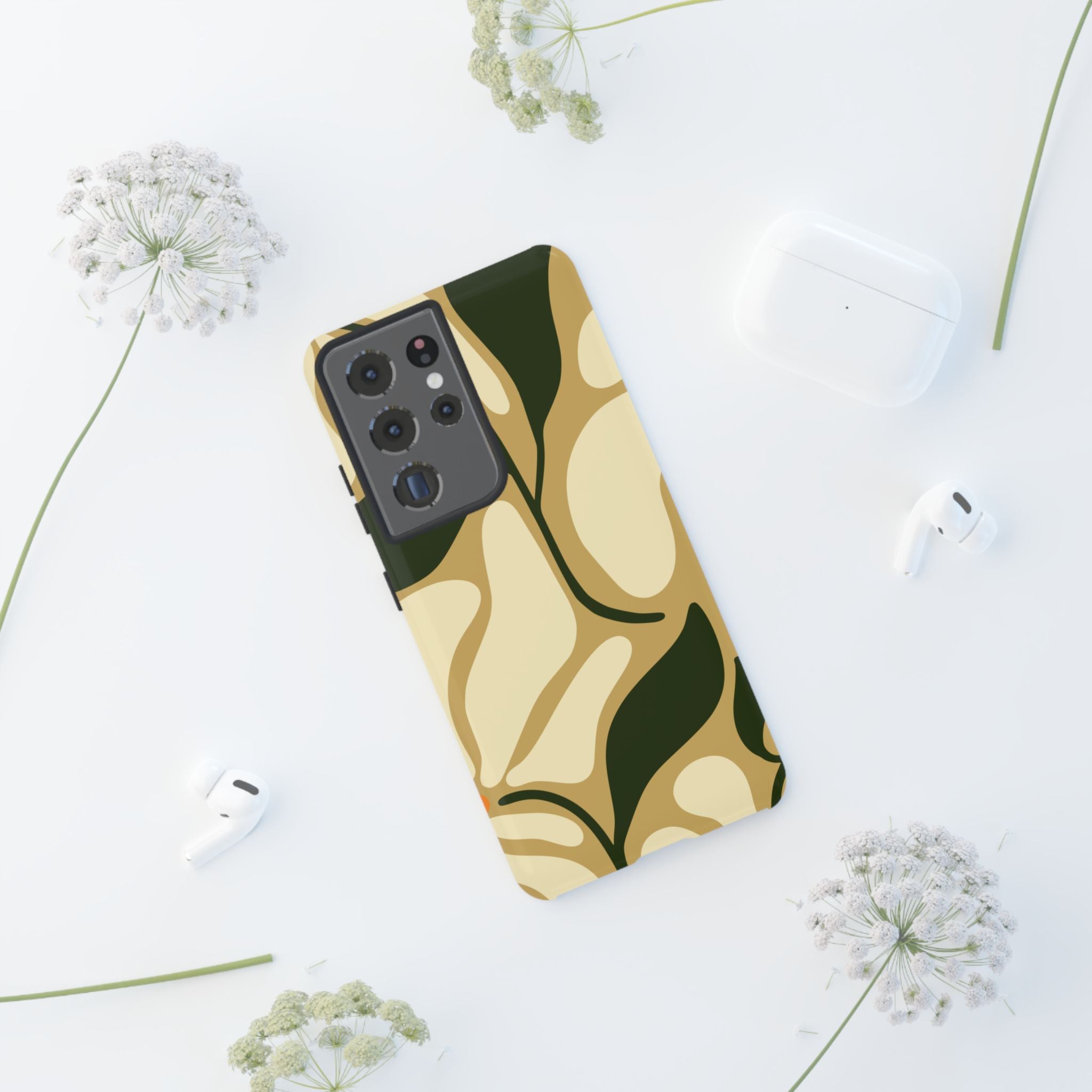 Stylish Flower Phone Case - Floral Protective Cover for Nature Lovers, Gift for Holidays, Unique Phone Accessory, Tough Case