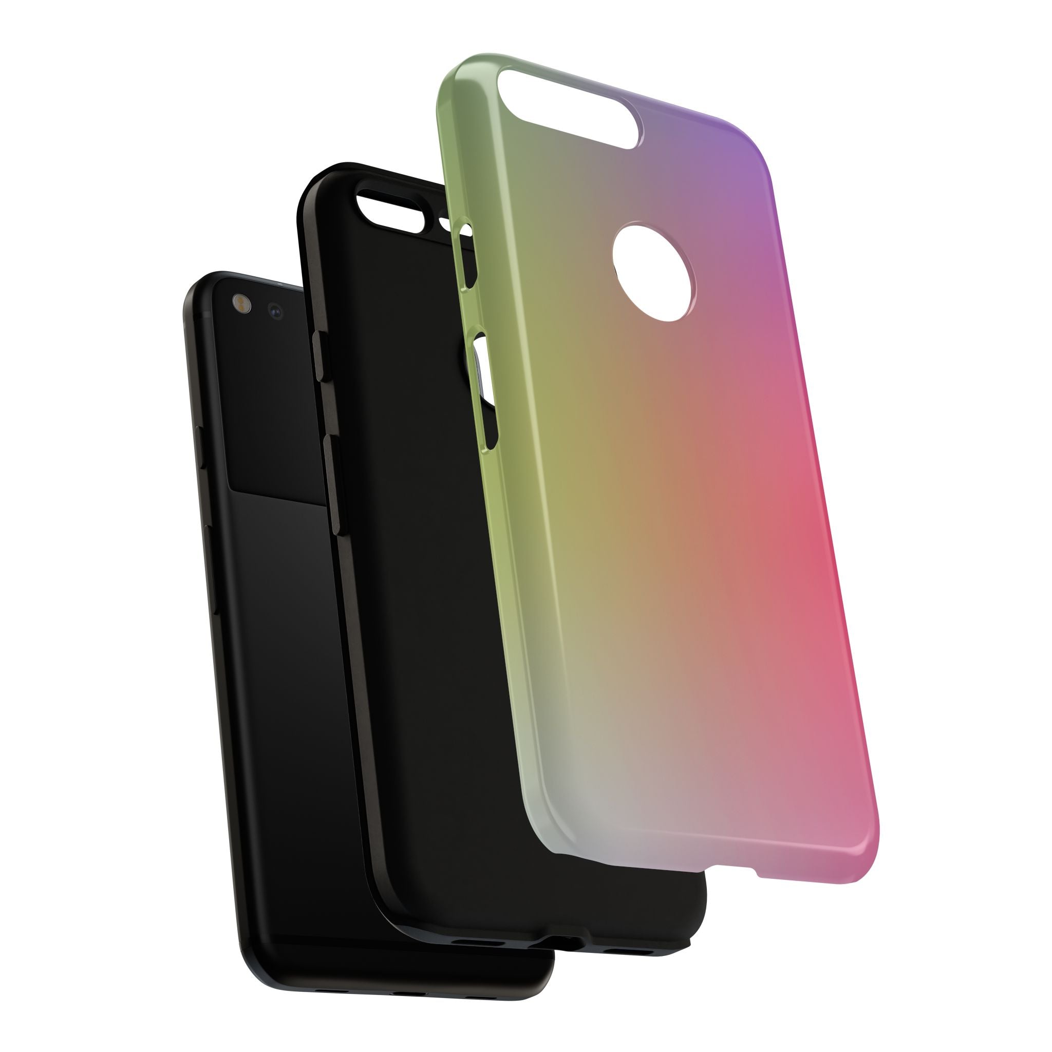 Gradient Phone Case, Tough Cases, Colorful Tech Accessory, Modern Phone Protection, Trendy Gift for Friends, Birthday, Holidays