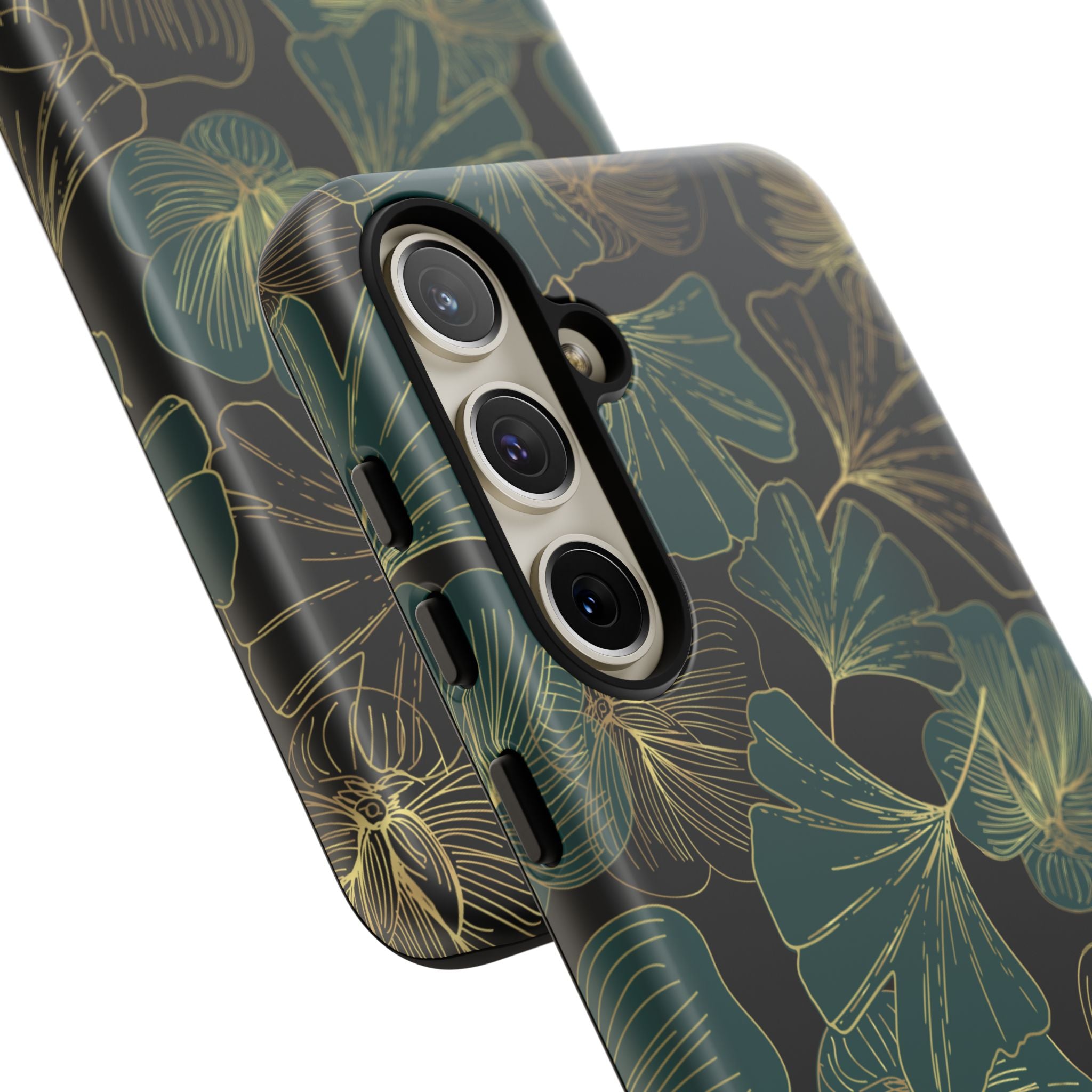 Floral Phone Case - Tough Cases, Protective Cover, Stylish Accessory, Gift for Her, Nature-Inspired Design