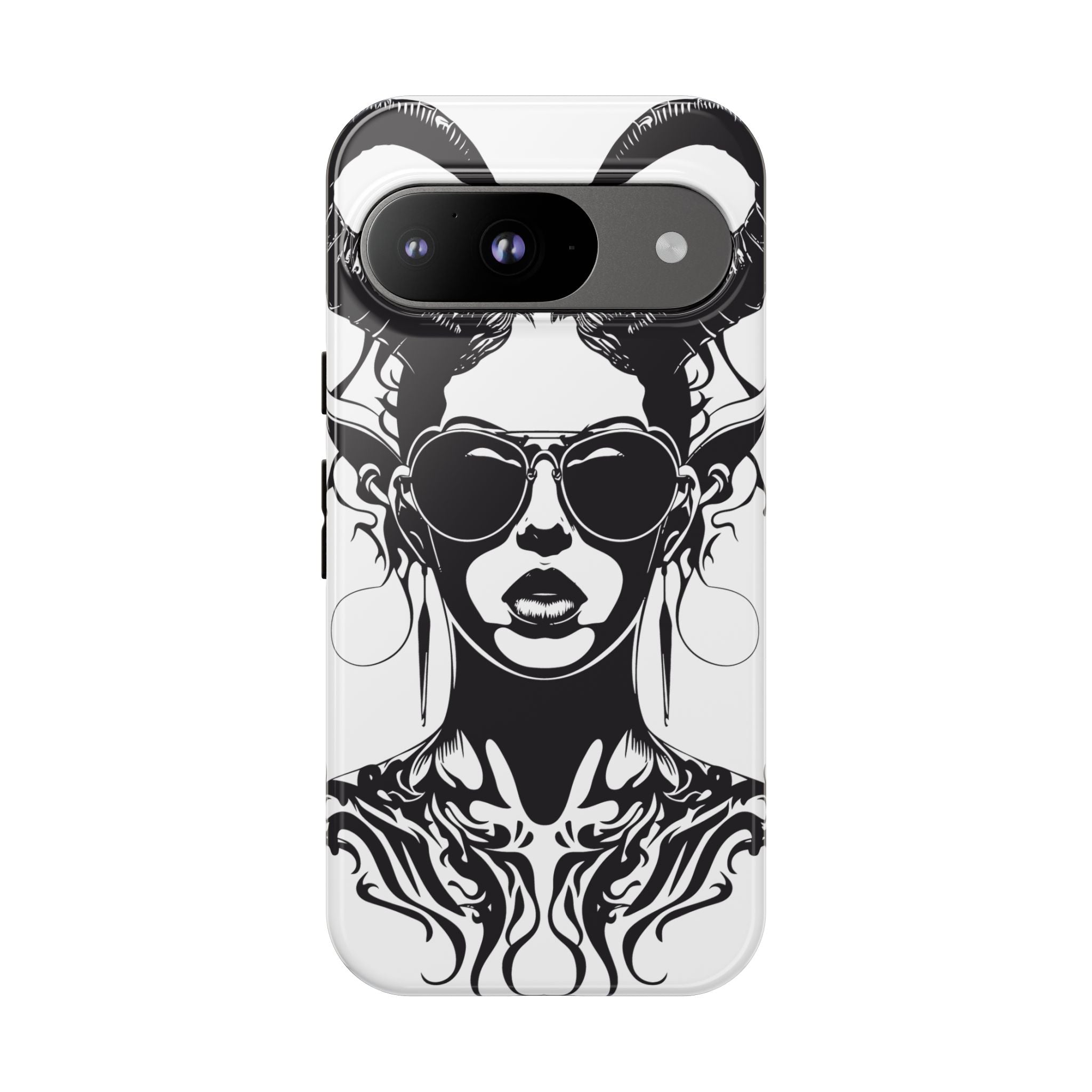 Tough Cases: Stylish Phone Case with Edgy Design, Protective Cover, Gift for Her, Trendy Accessories, Unique Art, Holiday Present