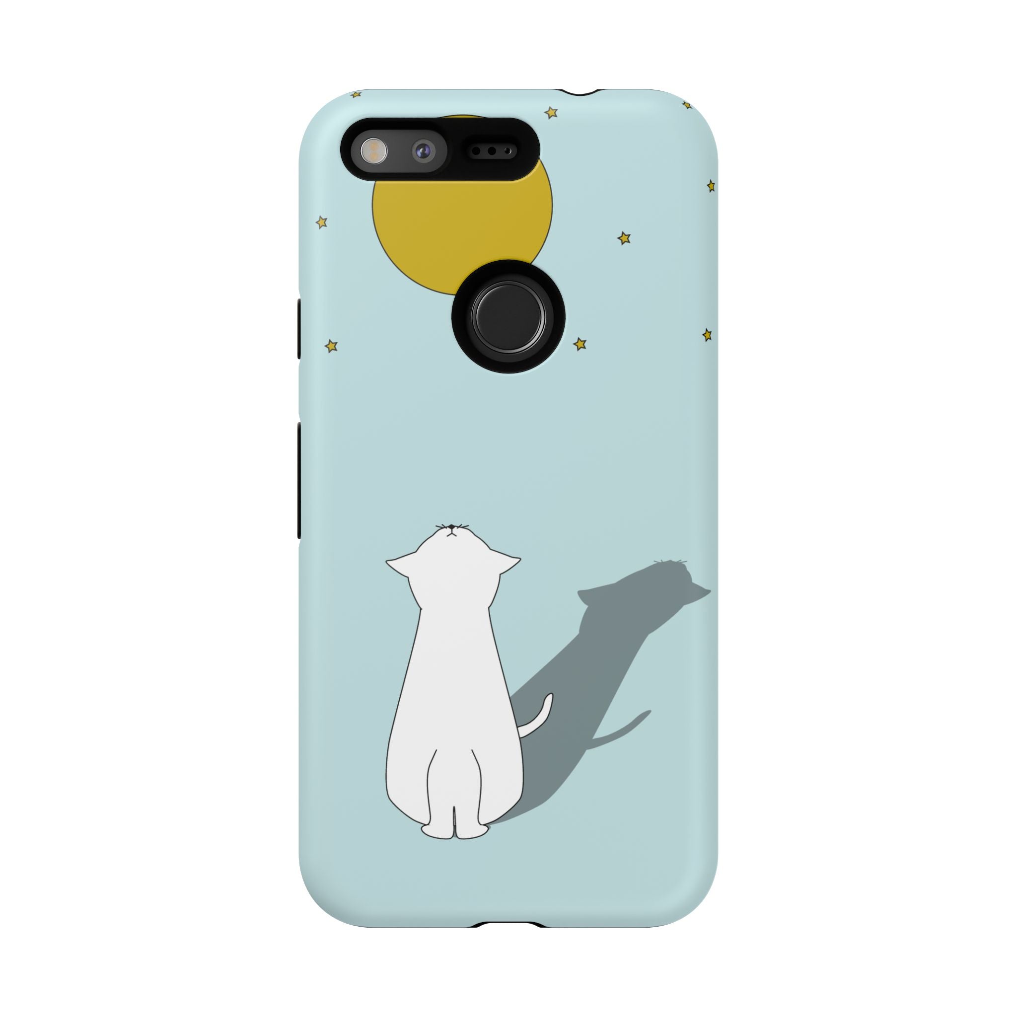 Cute Cat Phone Case, Tough Phone Cover, Pet Lover Gift, Unique Case, Animal Decor, Birthday Gift