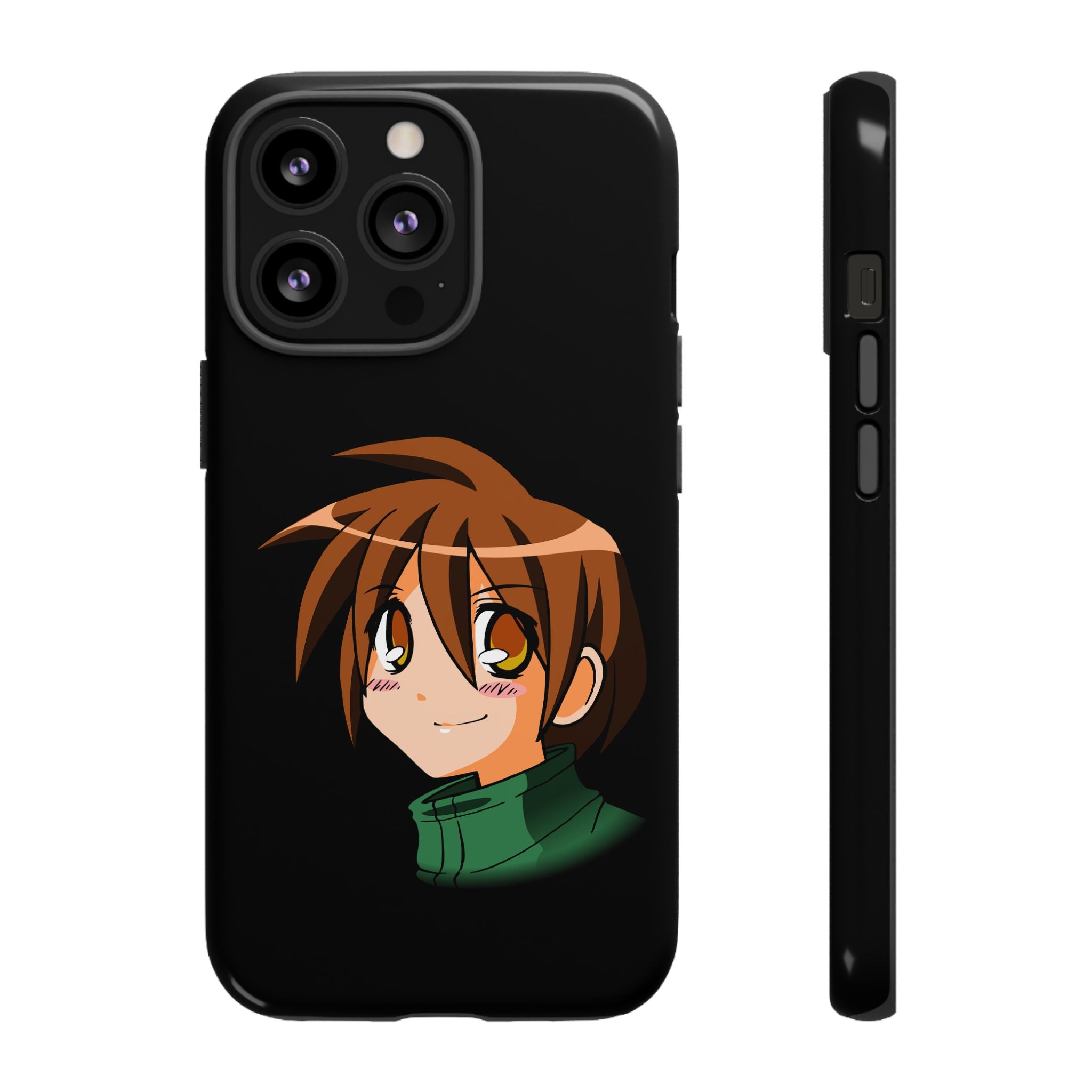 Anime Character Phone Case, Cute Phone Cover, Tough Cases for Teens, Customizable Gift, Geeky Accessories
