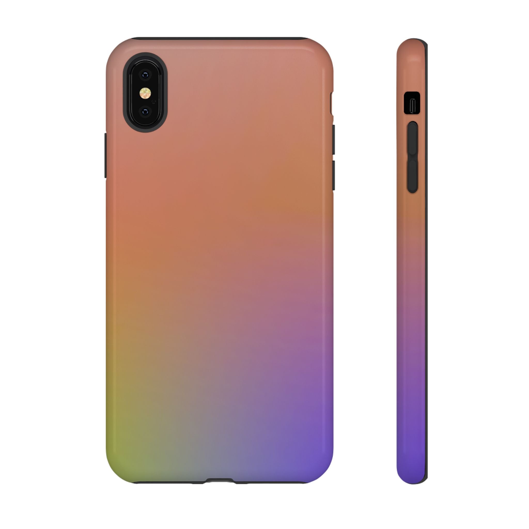Colorful Gradient Phone Case, Tough Cases for iPhone, Customizable Phone Cover, Trendy Tech Accessory, Gift for Tech Lovers