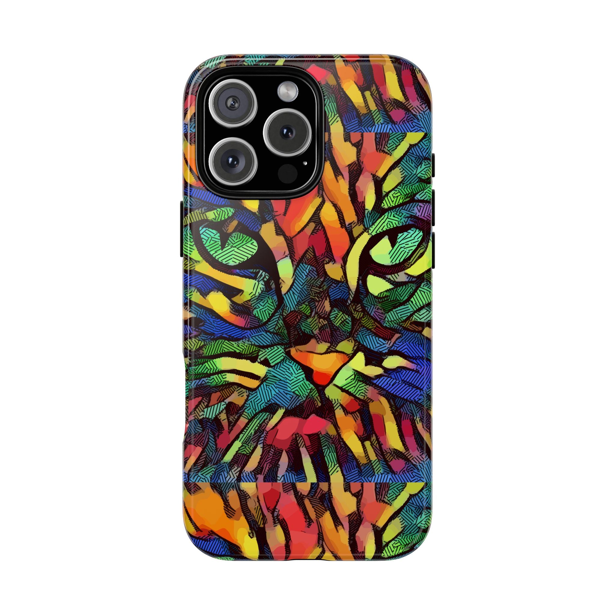 Colorful Phone Cases for Vibrant Style - Tough Cases, Unique Gifts, Animal Print, Artistic Design, Phone Accessories, Eco-Friendly