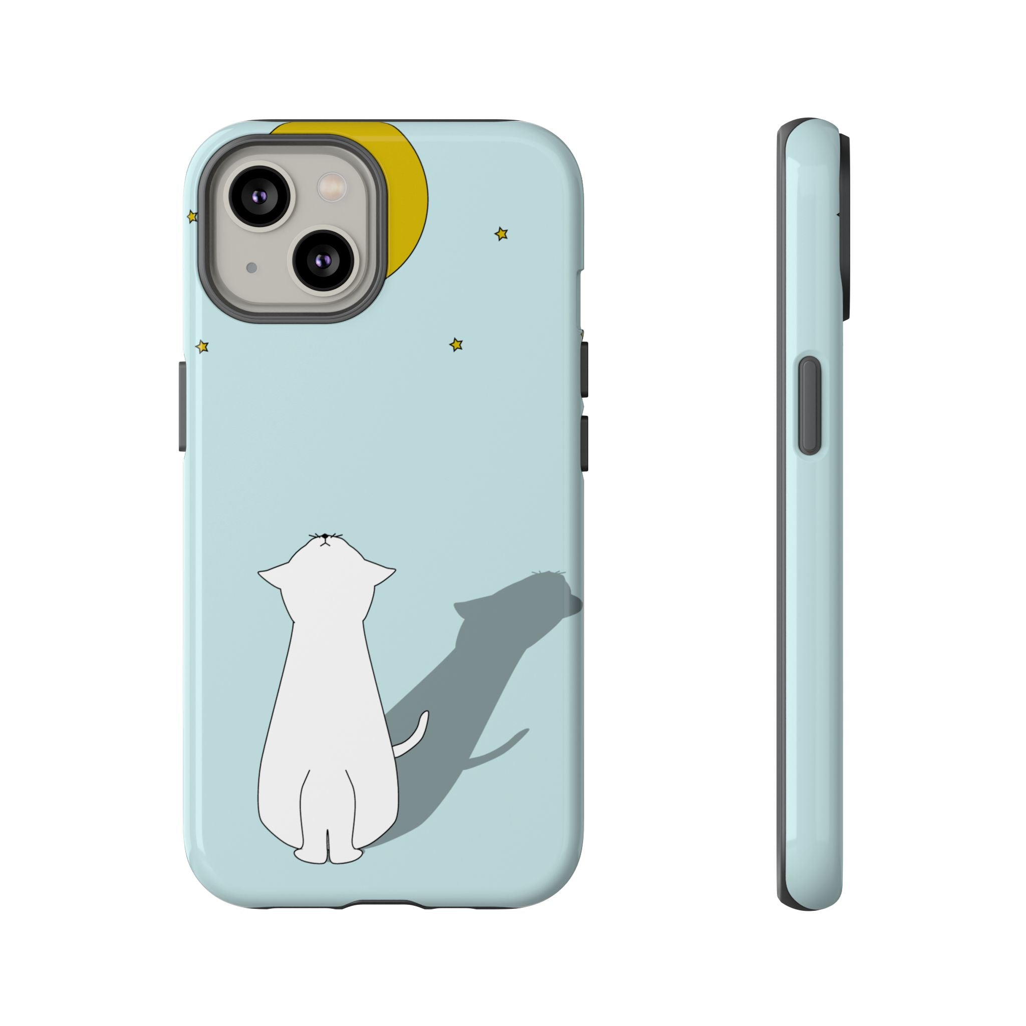 Cute Cat Phone Case, Tough Phone Cover, Pet Lover Gift, Unique Case, Animal Decor, Birthday Gift