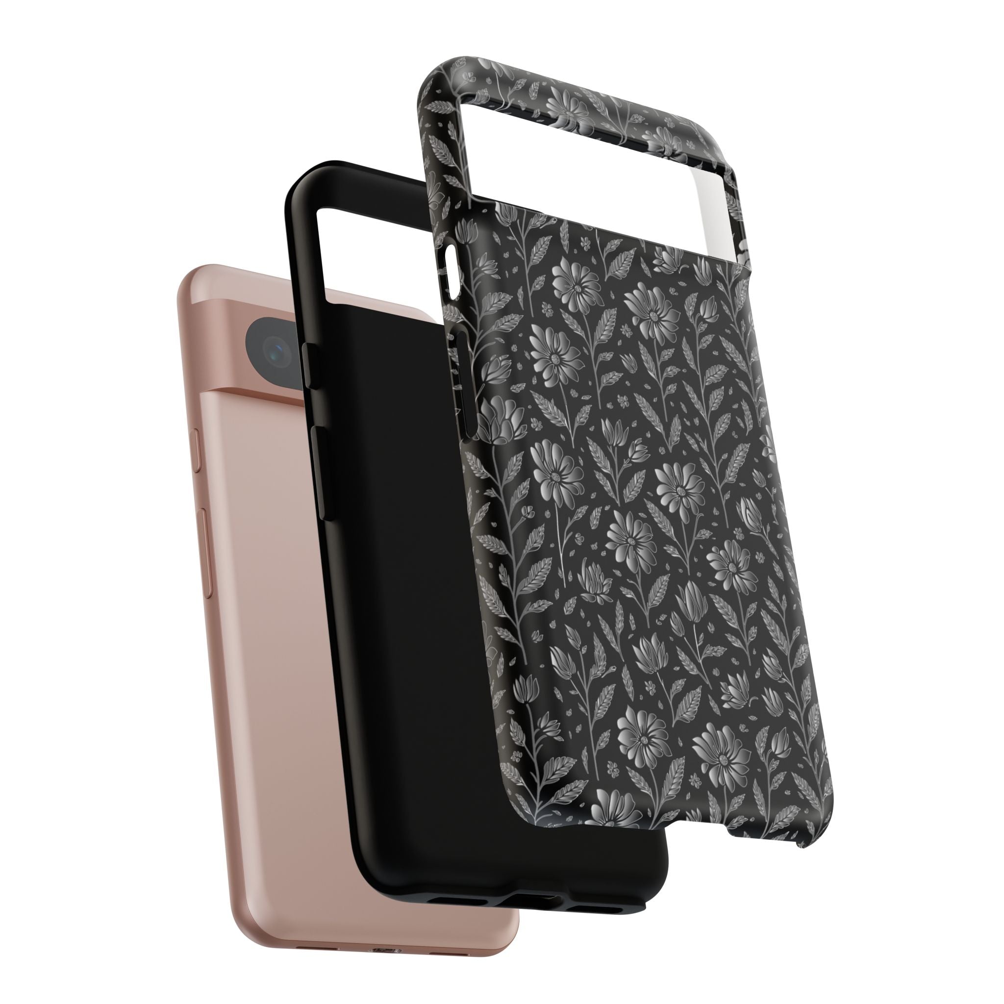 Stylish Floral Phone Case, Tough Floral Case, Botanical Phone Cover, Durable Floral Phone Protector, Gift for Her