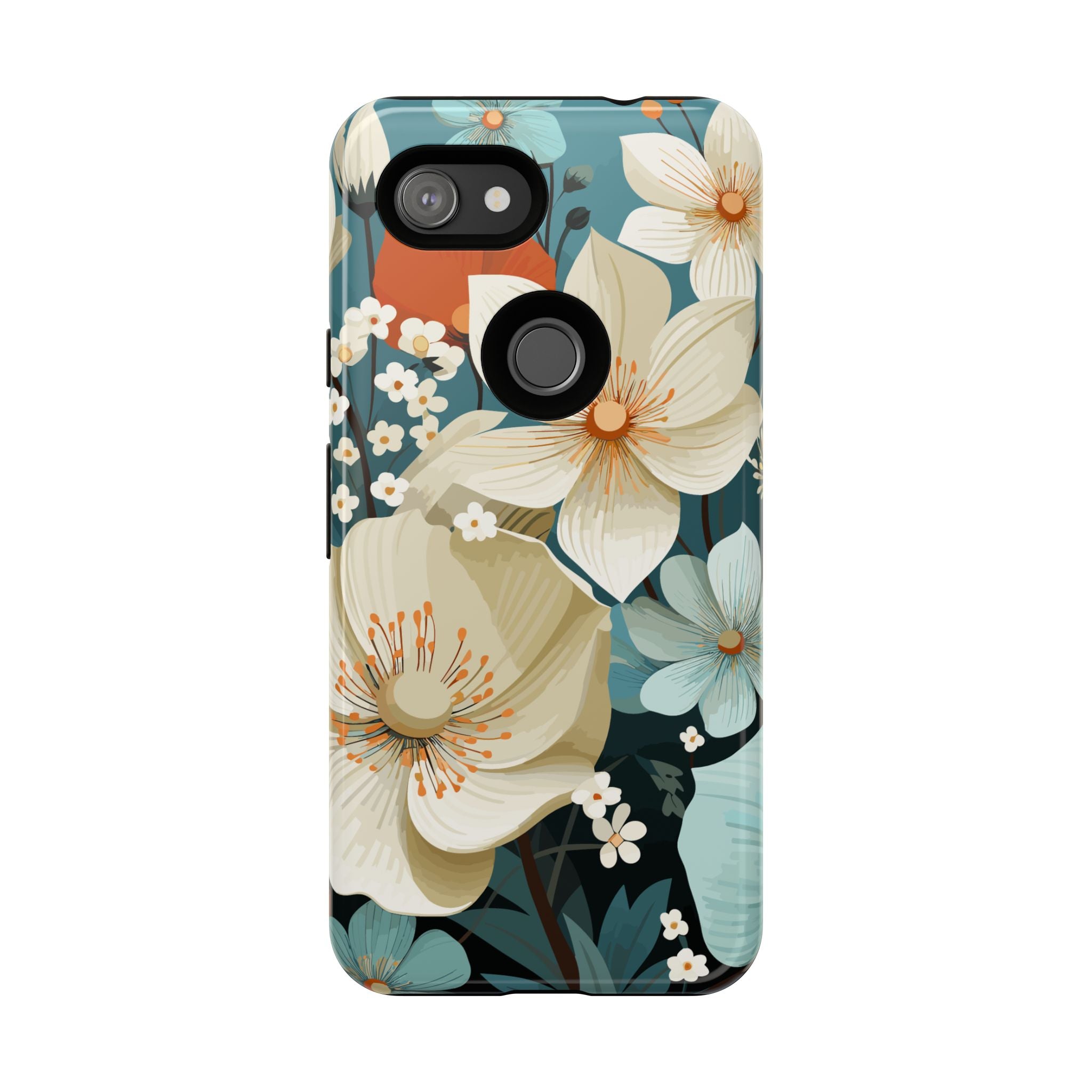 Floral Phone Case, Stylish Tough Cases with Botanical Design, Flower Print Phone Cover, Gifts for Nature Lovers, Eco-Friendly Mobile Cover
