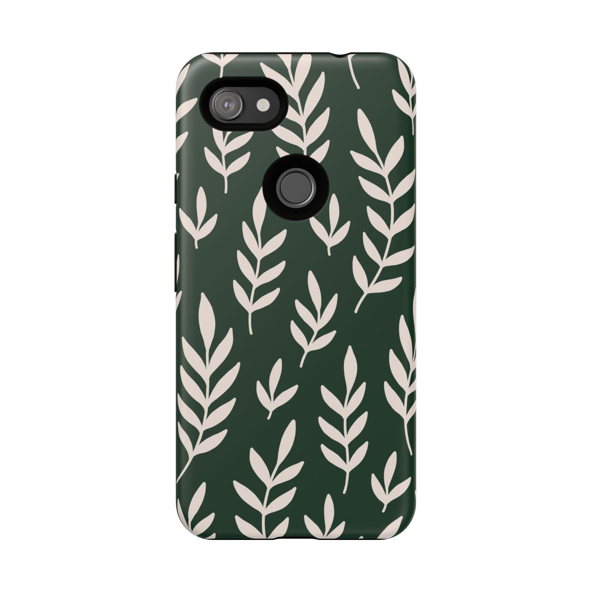 Leafy Phone Case, Tough Cases for Nature Lovers, Green Leaf Design, Eco-Friendly, Stylish Mobile Cover, Gift for Her