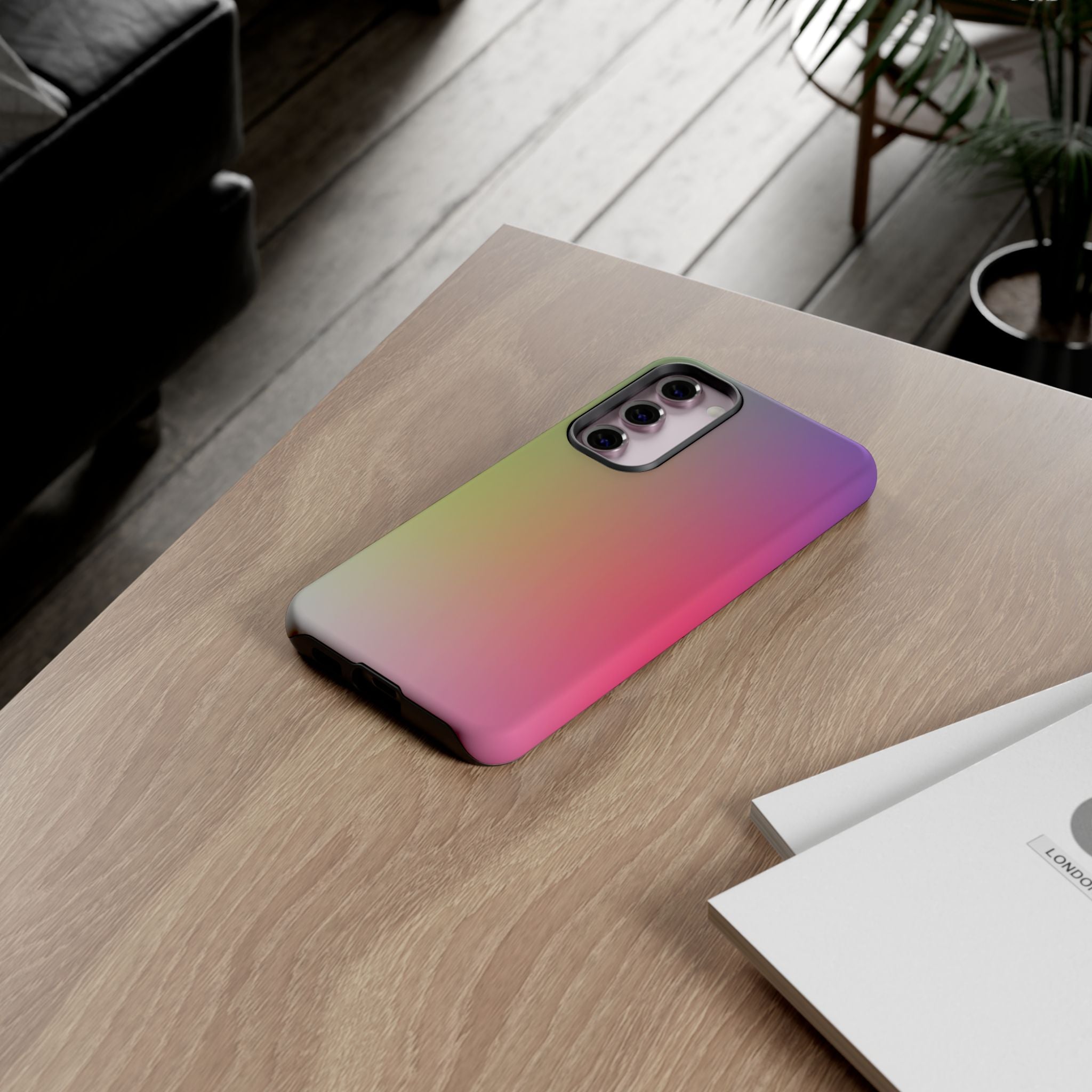 Gradient Phone Case, Tough Cases, Colorful Tech Accessory, Modern Phone Protection, Trendy Gift for Friends, Birthday, Holidays