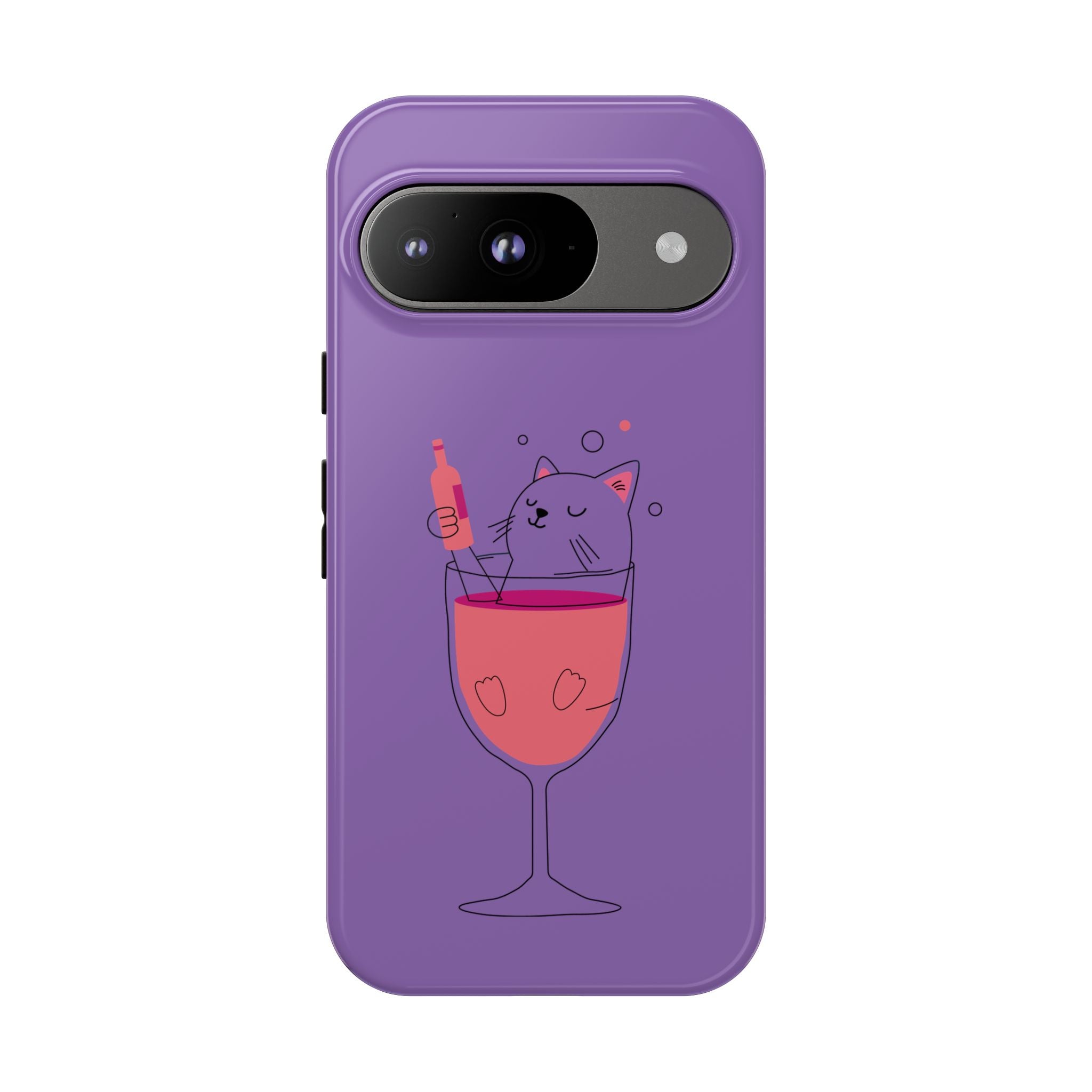 Cute Cat Phone Case, Fun Gift for Cat Lovers, Colorful Phone Cover, Pet Lover Accessory, Unique Cat Themed Case