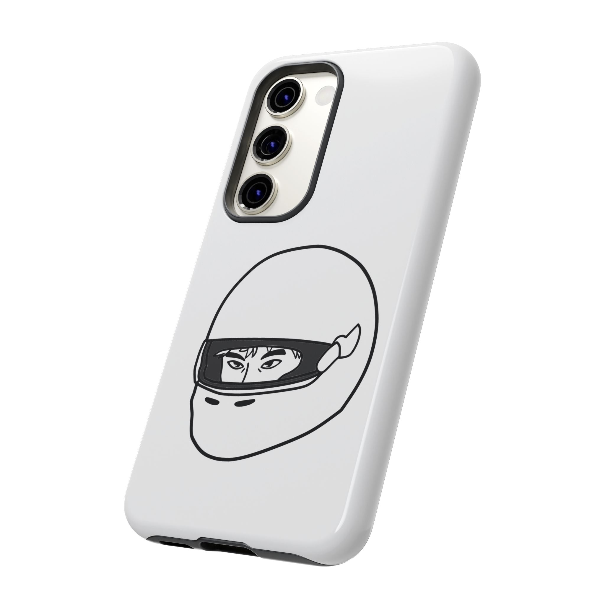 Stylish Phone Case with Racing Helmet Design | Tough Cases | Unique Gift, Motorcycle Enthusiast, Race Lover, Custom Accessory, Everyday Use